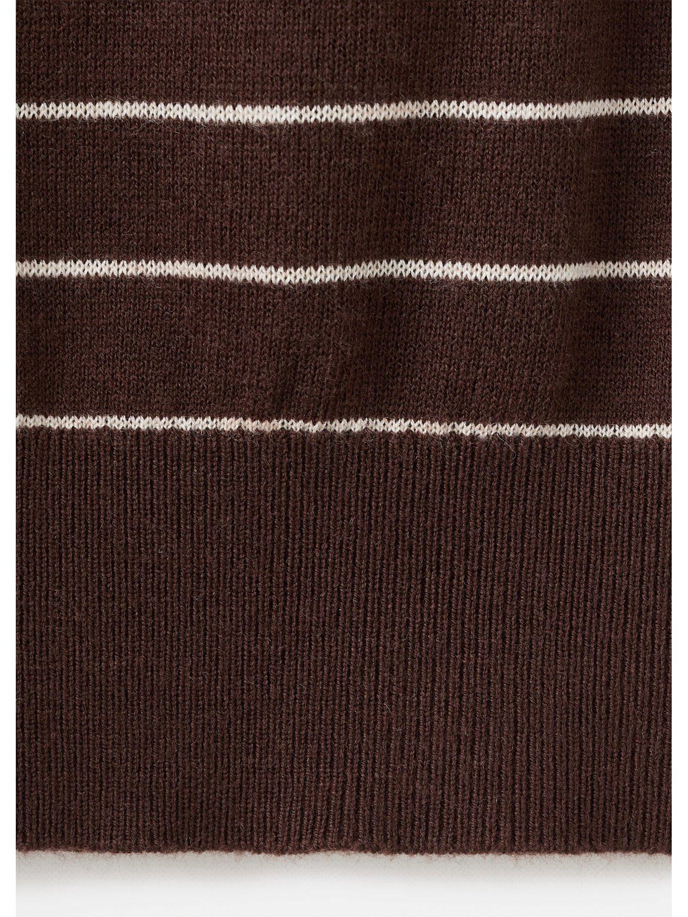 Image 7 of 7 of Mango Jersey Knit Waistcoat - Brown