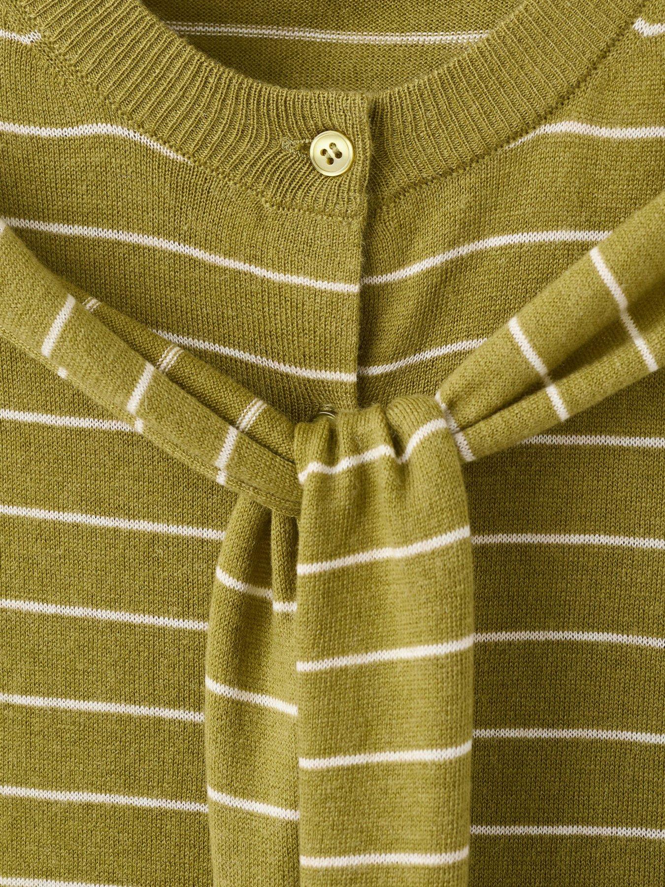 Image 6 of 7 of Mango Jersey-Knit Waistcoat - Green
