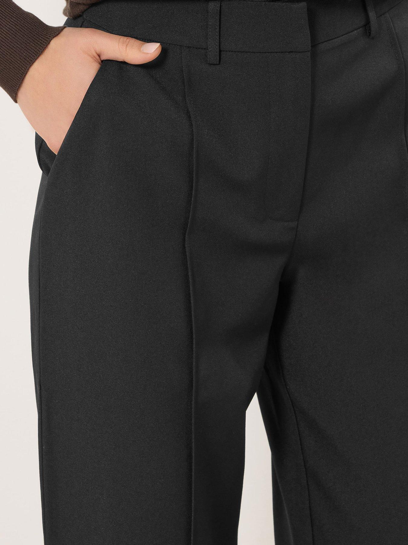 Image 4 of 5 of Long Tall Sally Tall Wide Leg Seam Front Trousers 34"