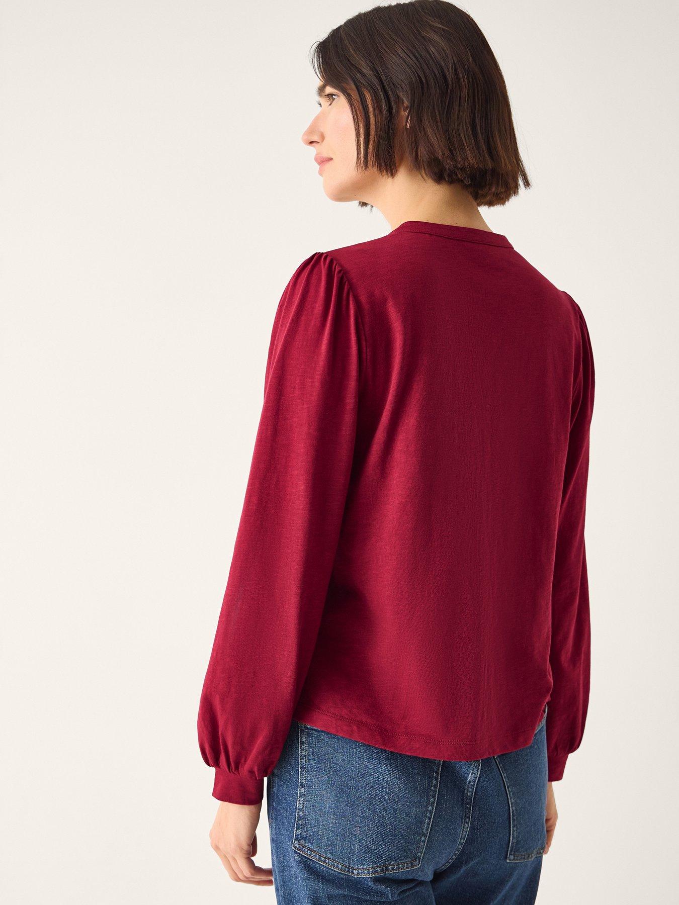  image of monsoon-esme-emb-jersey-top