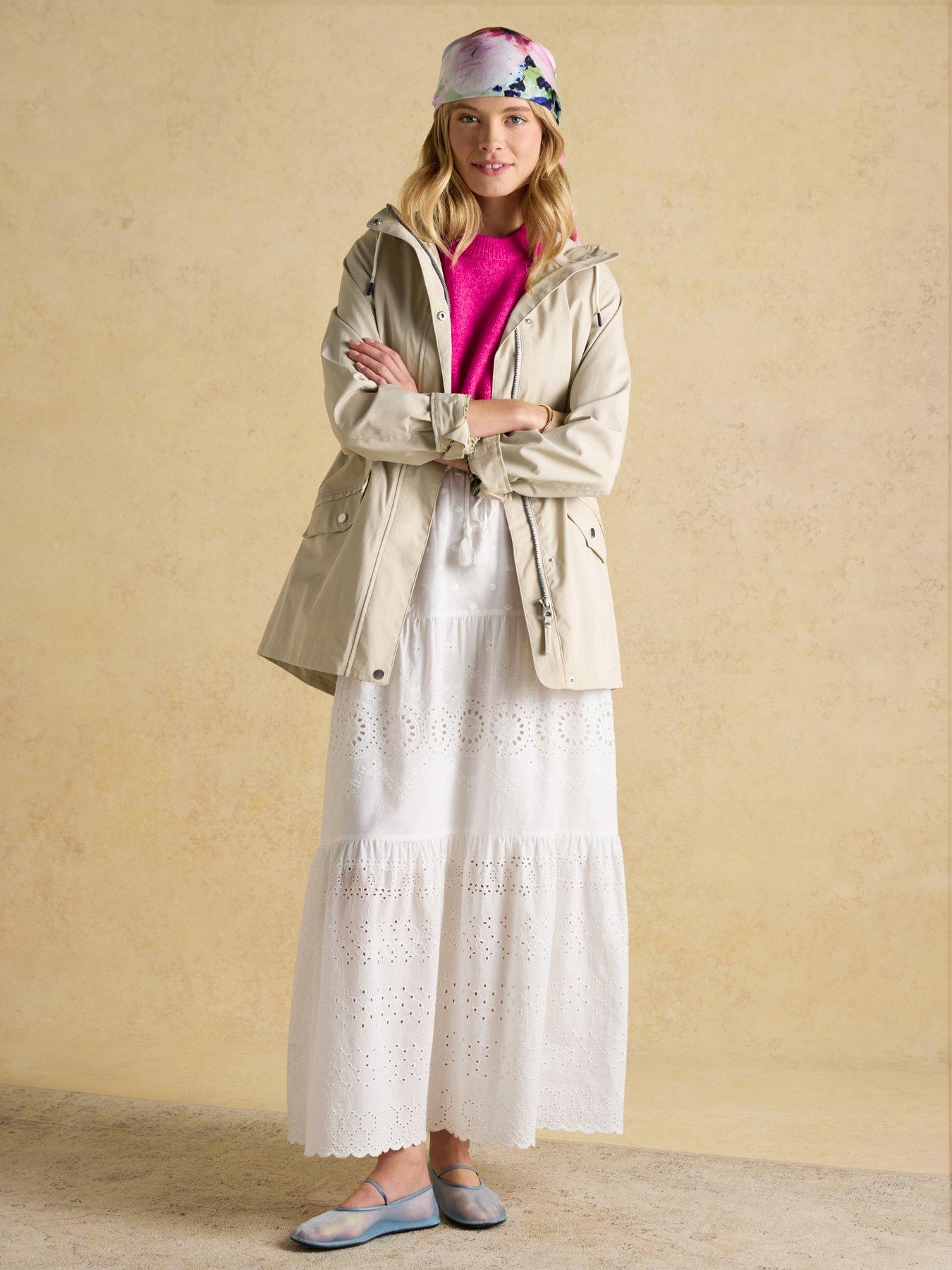 Joules Portwell Waterproof Raincoat - Beige