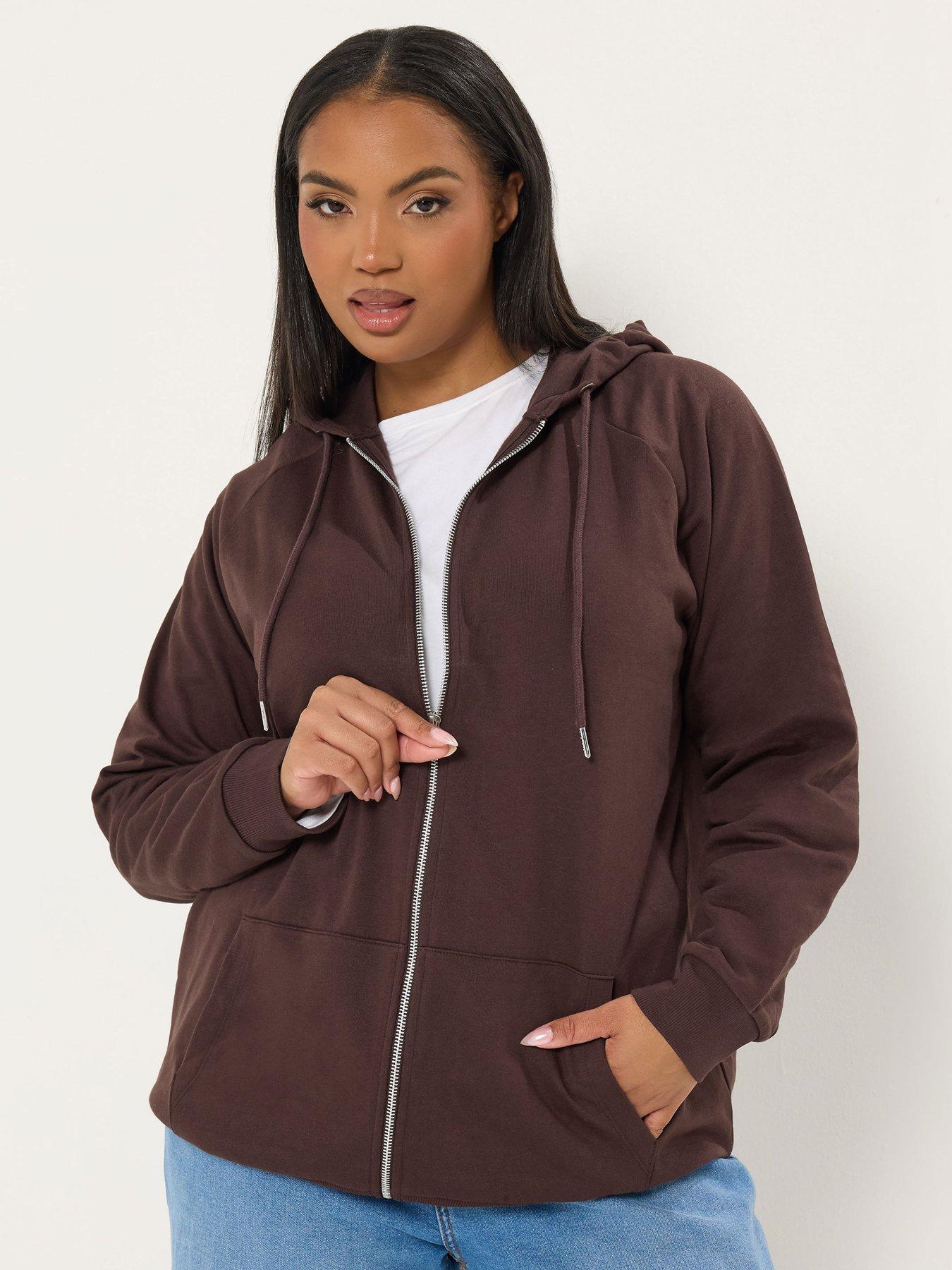 Yours Curve Zip Through Hoodie