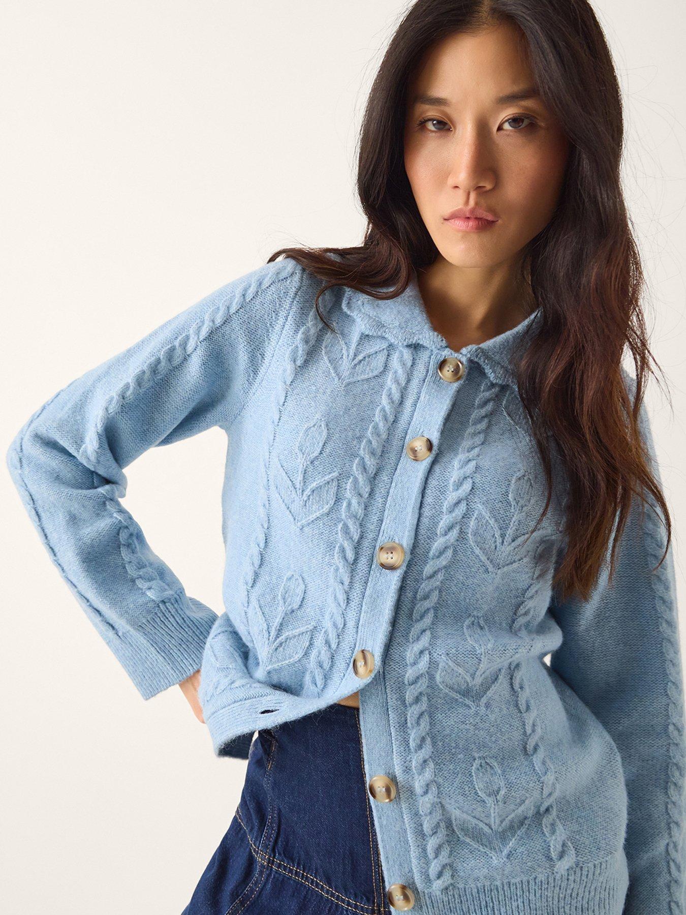  image of monsoon-kat-cable-cardigan