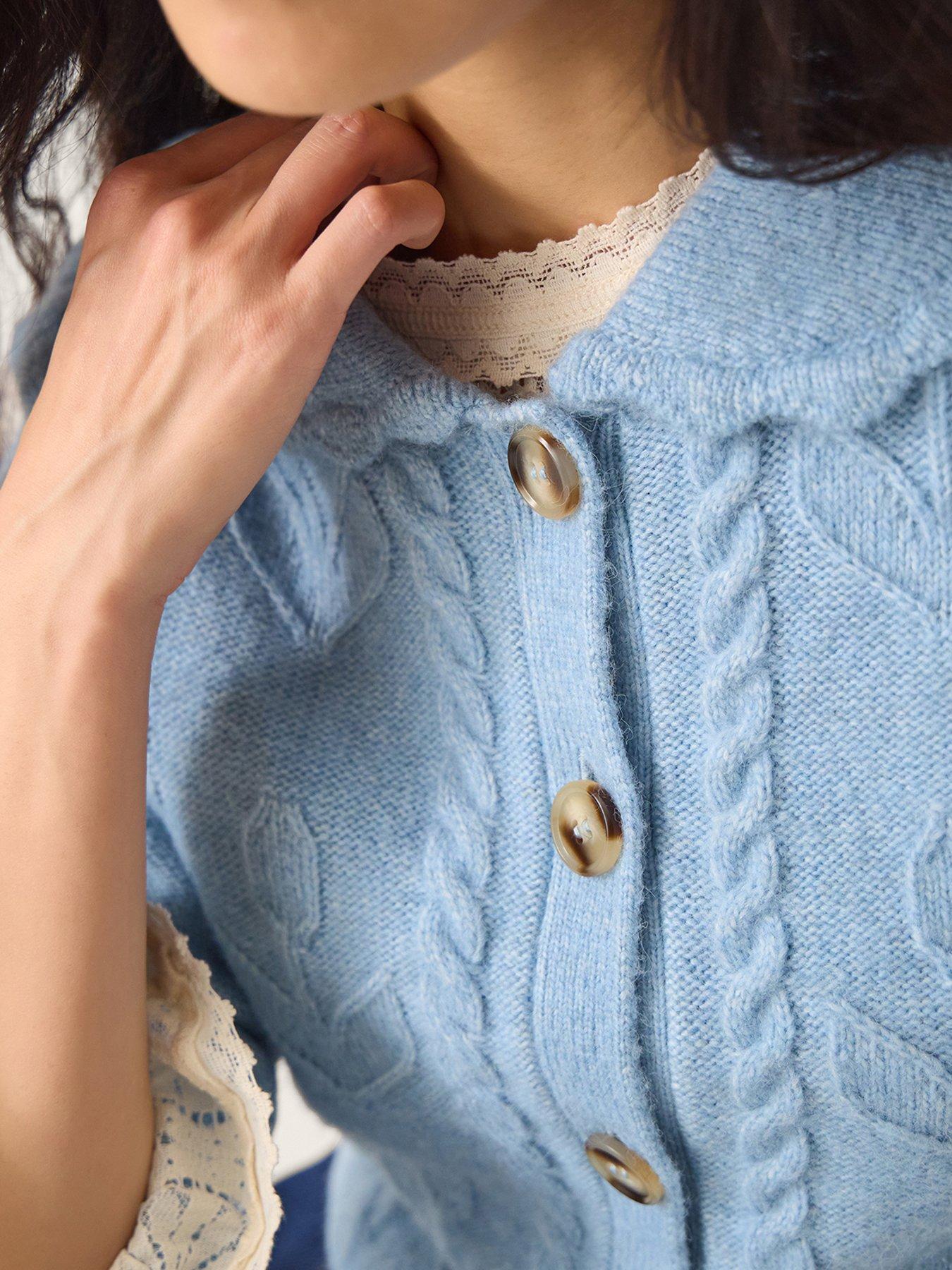  image of monsoon-kat-cable-cardigan