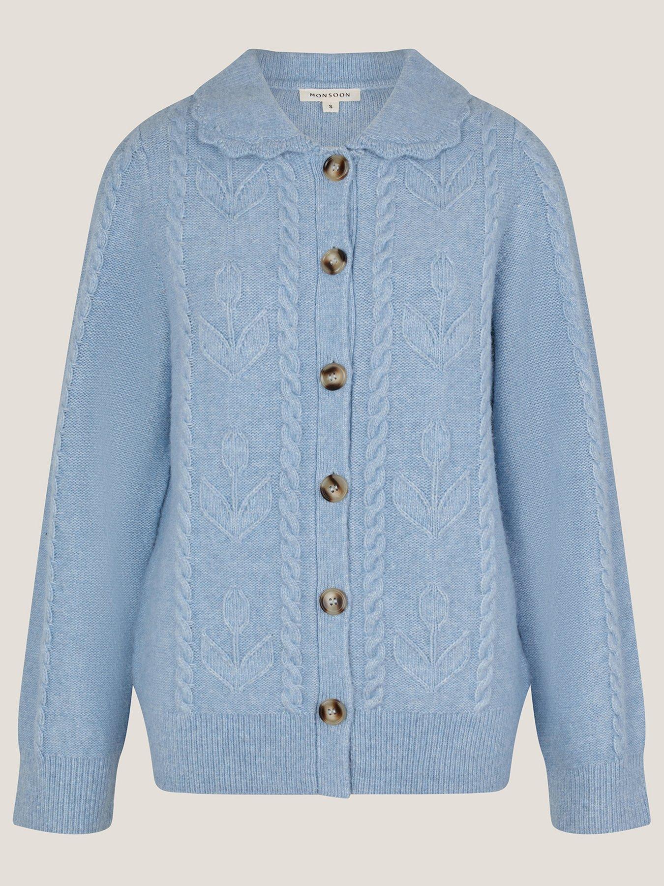  image of monsoon-kat-cable-cardigan