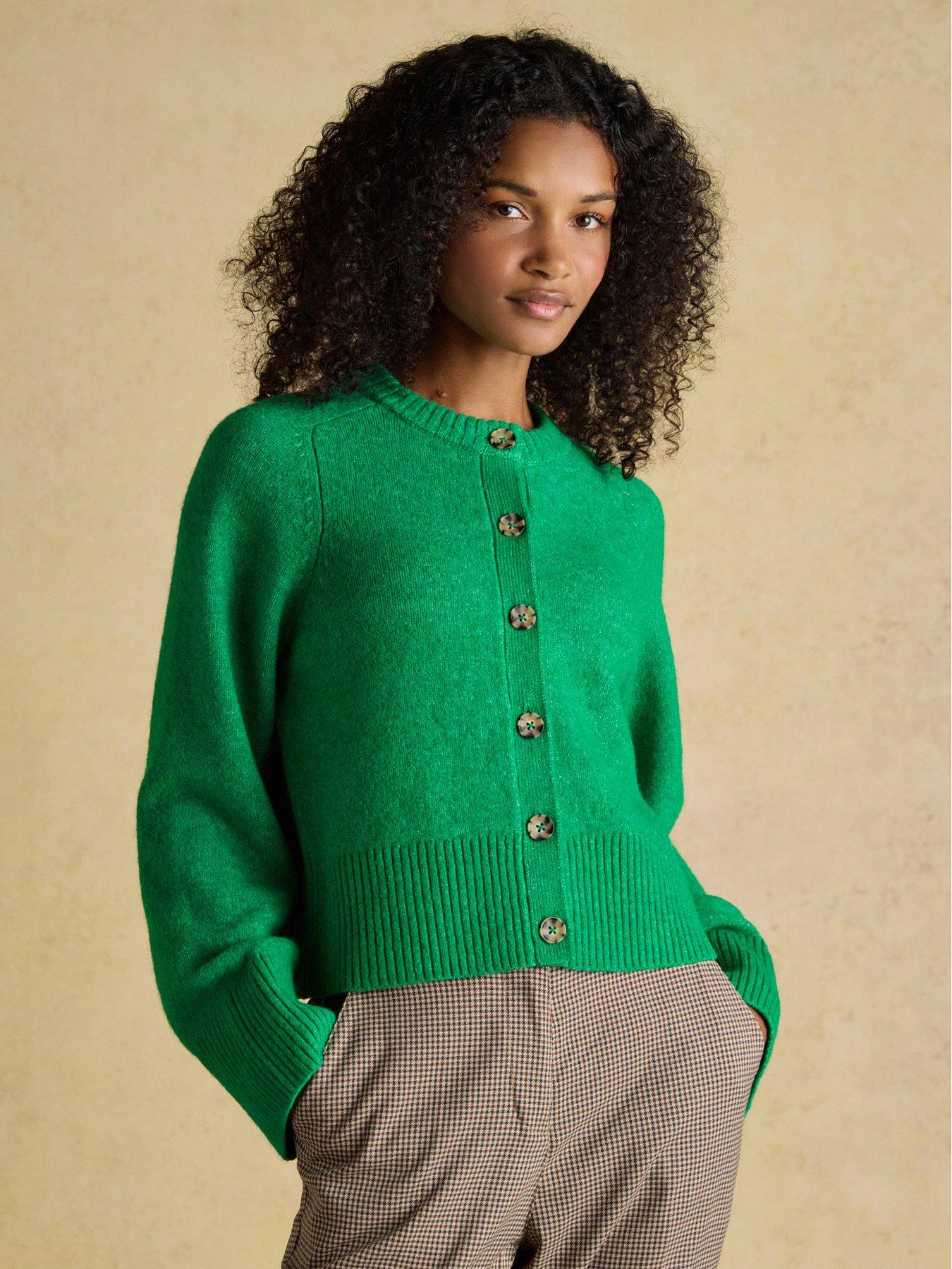 joules-relaxed-knitted-round-neck-button-through-cardigan-green