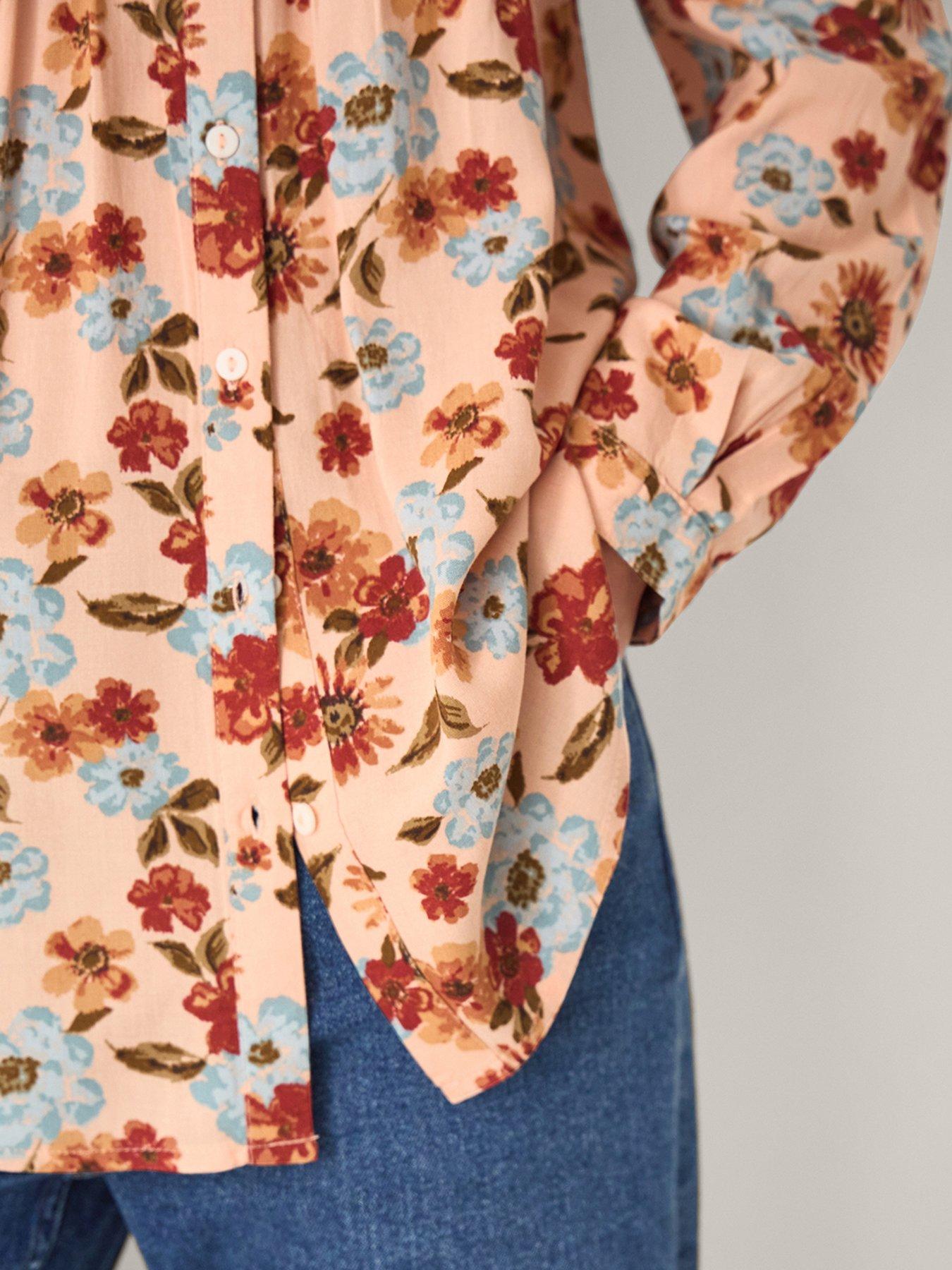  image of monsoon-olive-print-top