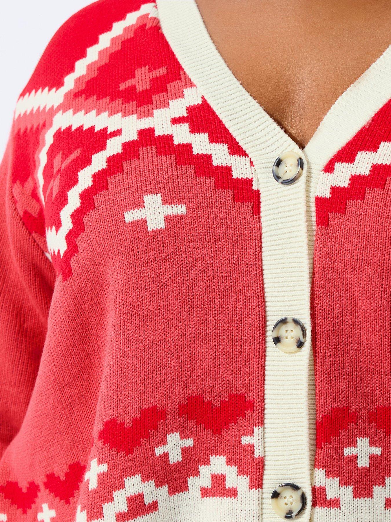  image of yours-curve-fairisle-cardigan