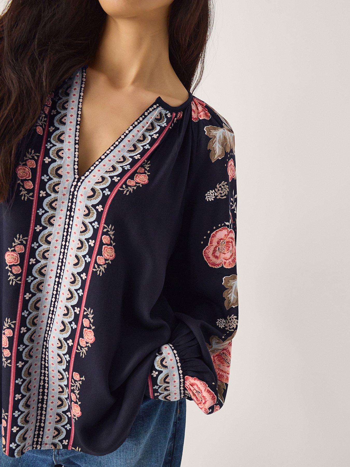 image of monsoon-rosalie-print-blouse