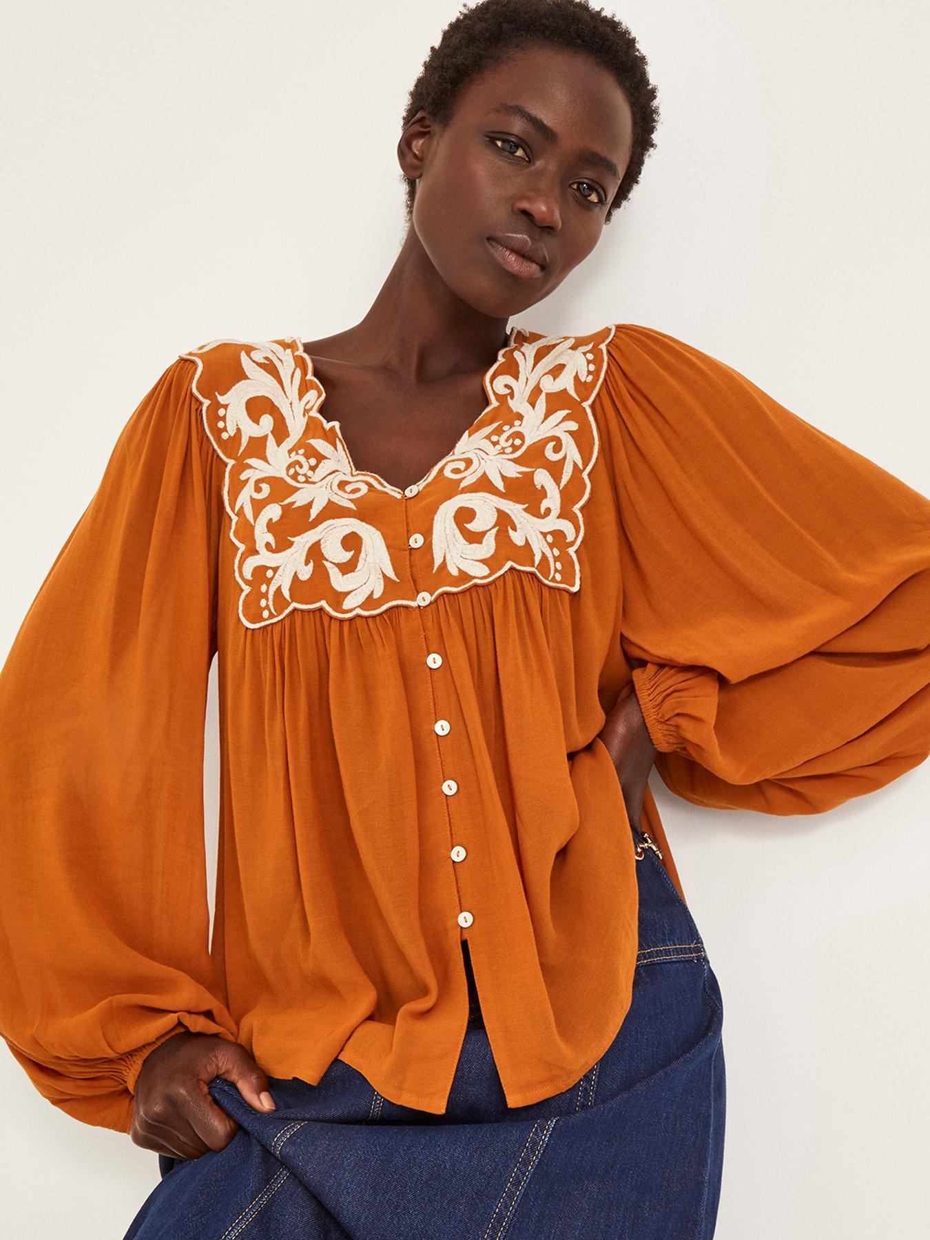 Monsoon Jenna Emb Top