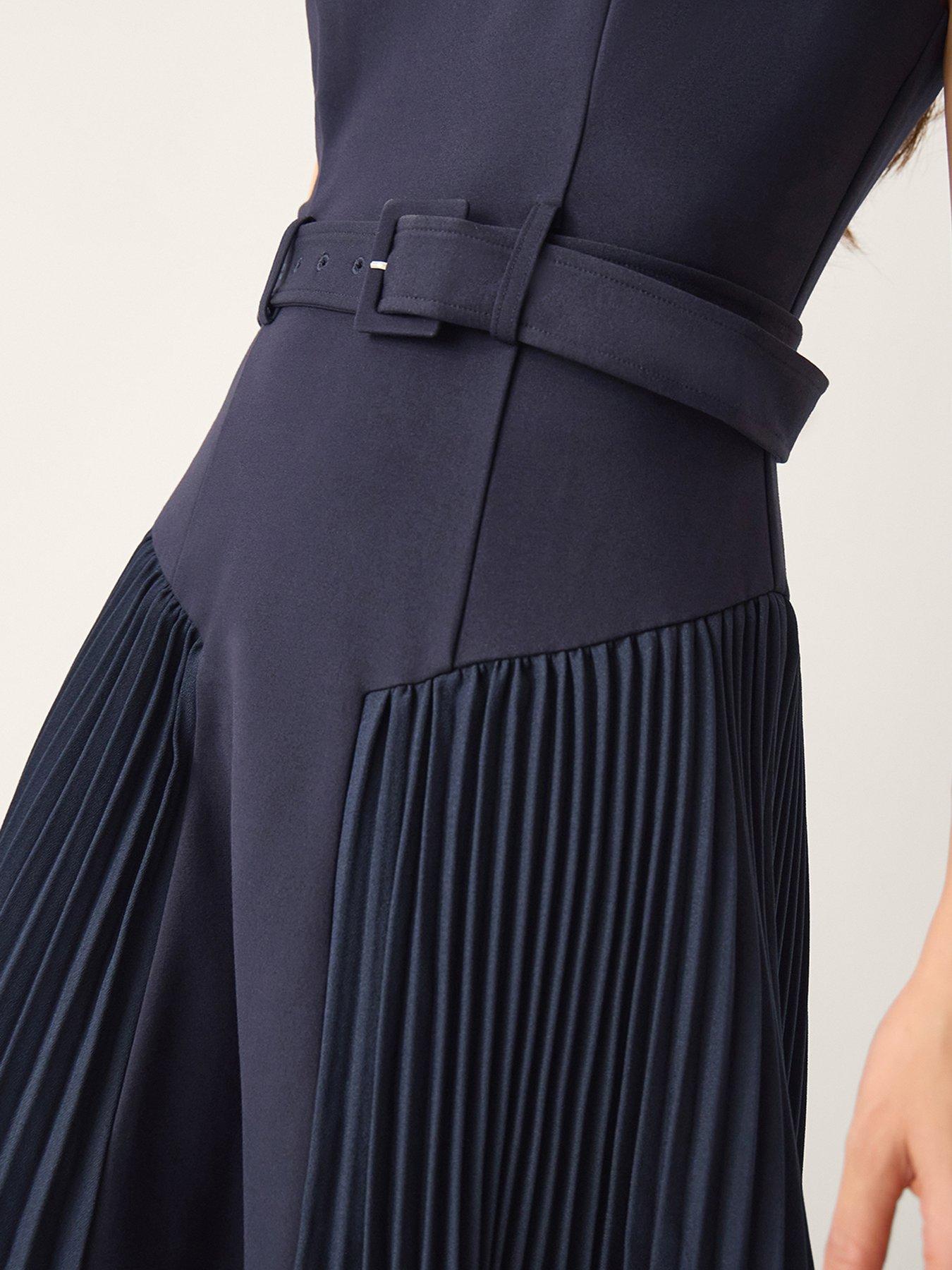  image of monsoon-sally-pleat-dress