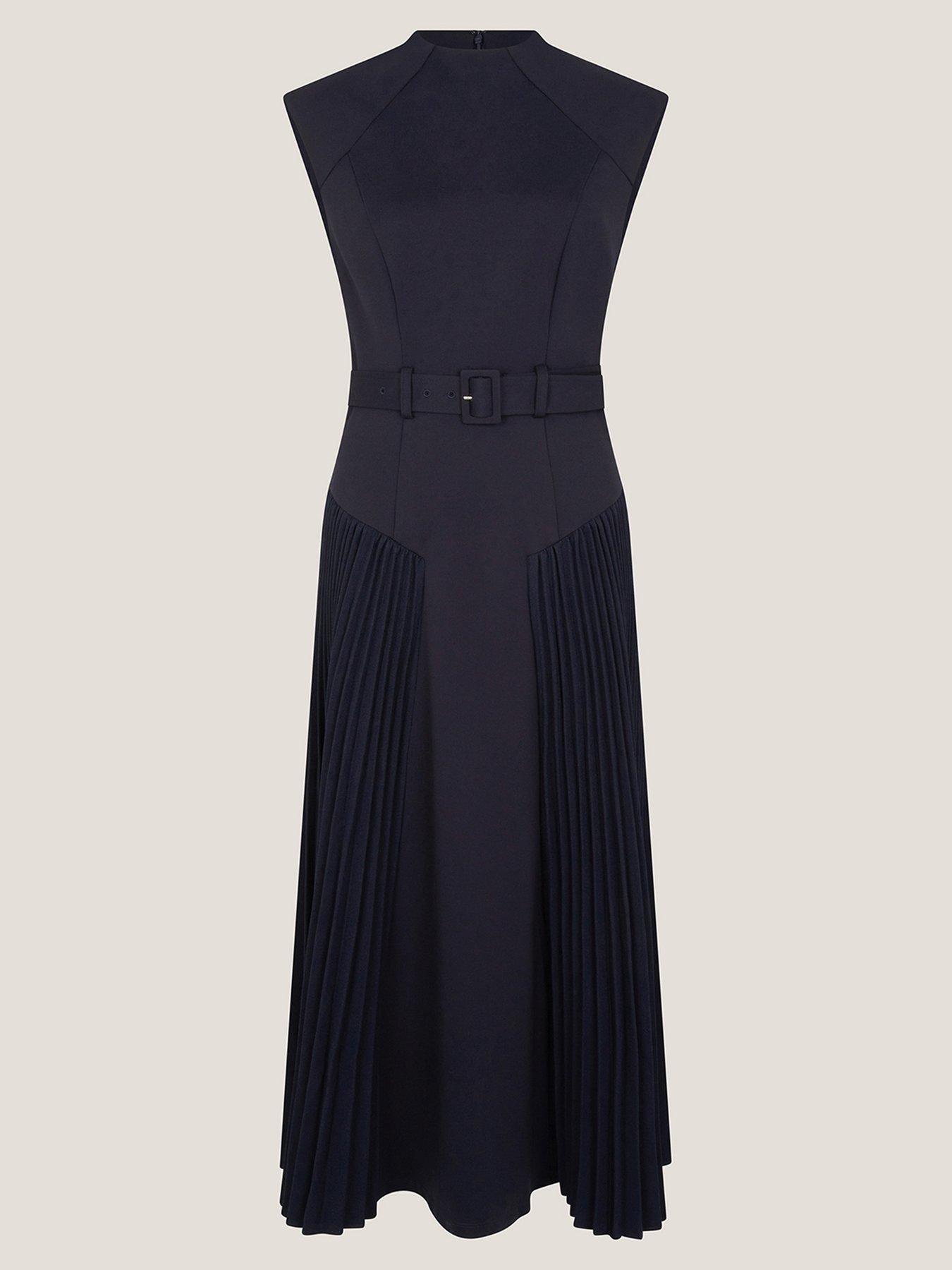  image of monsoon-sally-pleat-dress