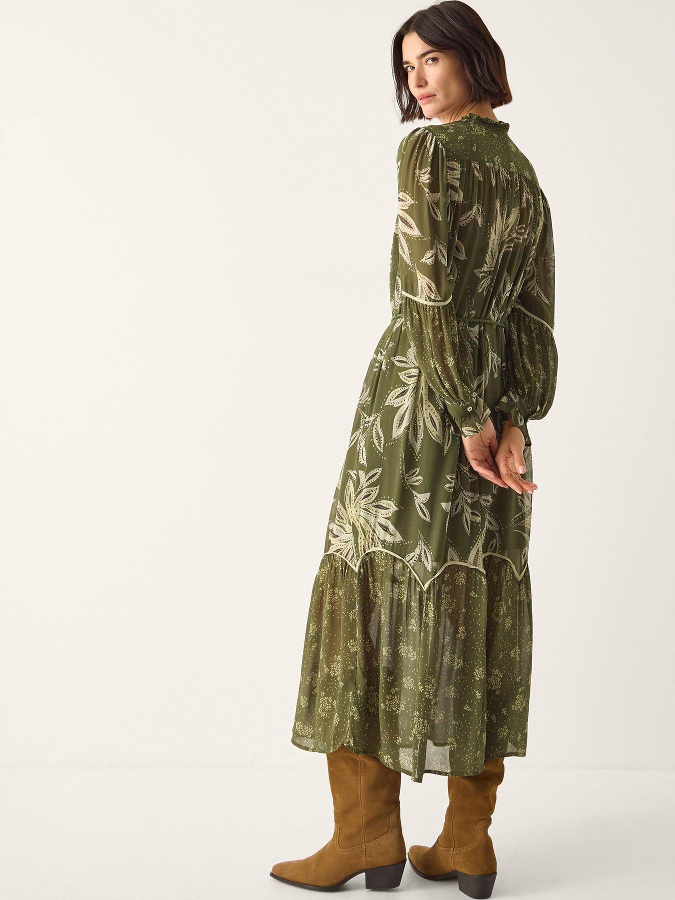 Image 2 of 5 of Monsoon Leona Print Dress