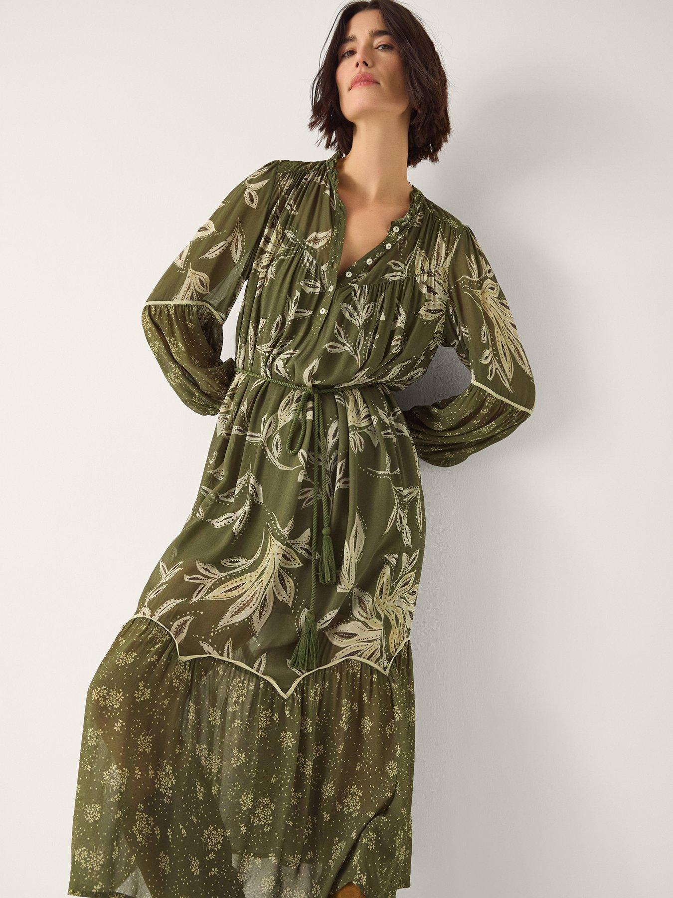 Image 3 of 5 of Monsoon Leona Print Dress