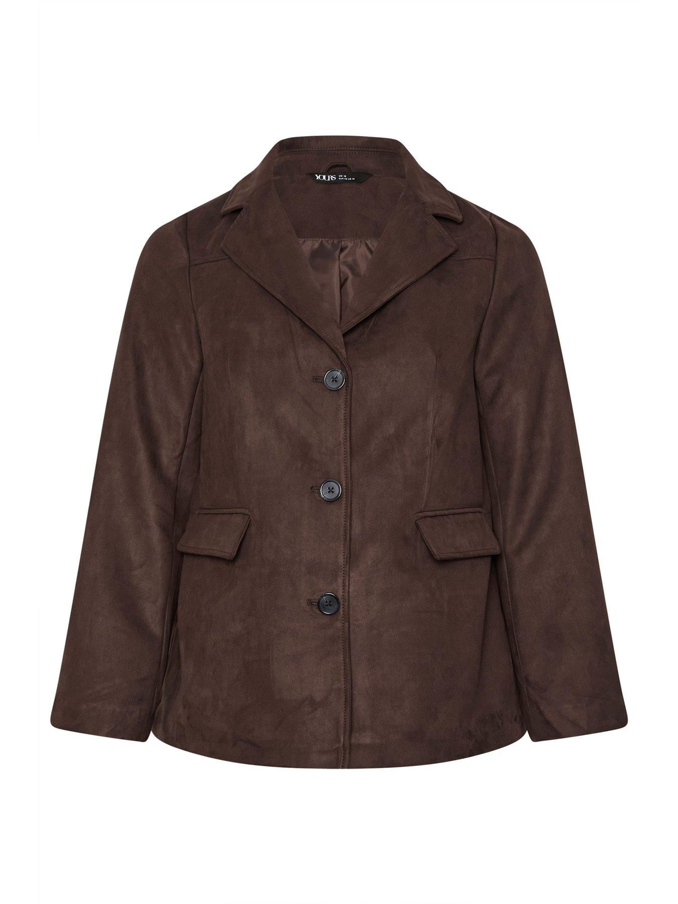  image of yours-curve-suedette-blazer