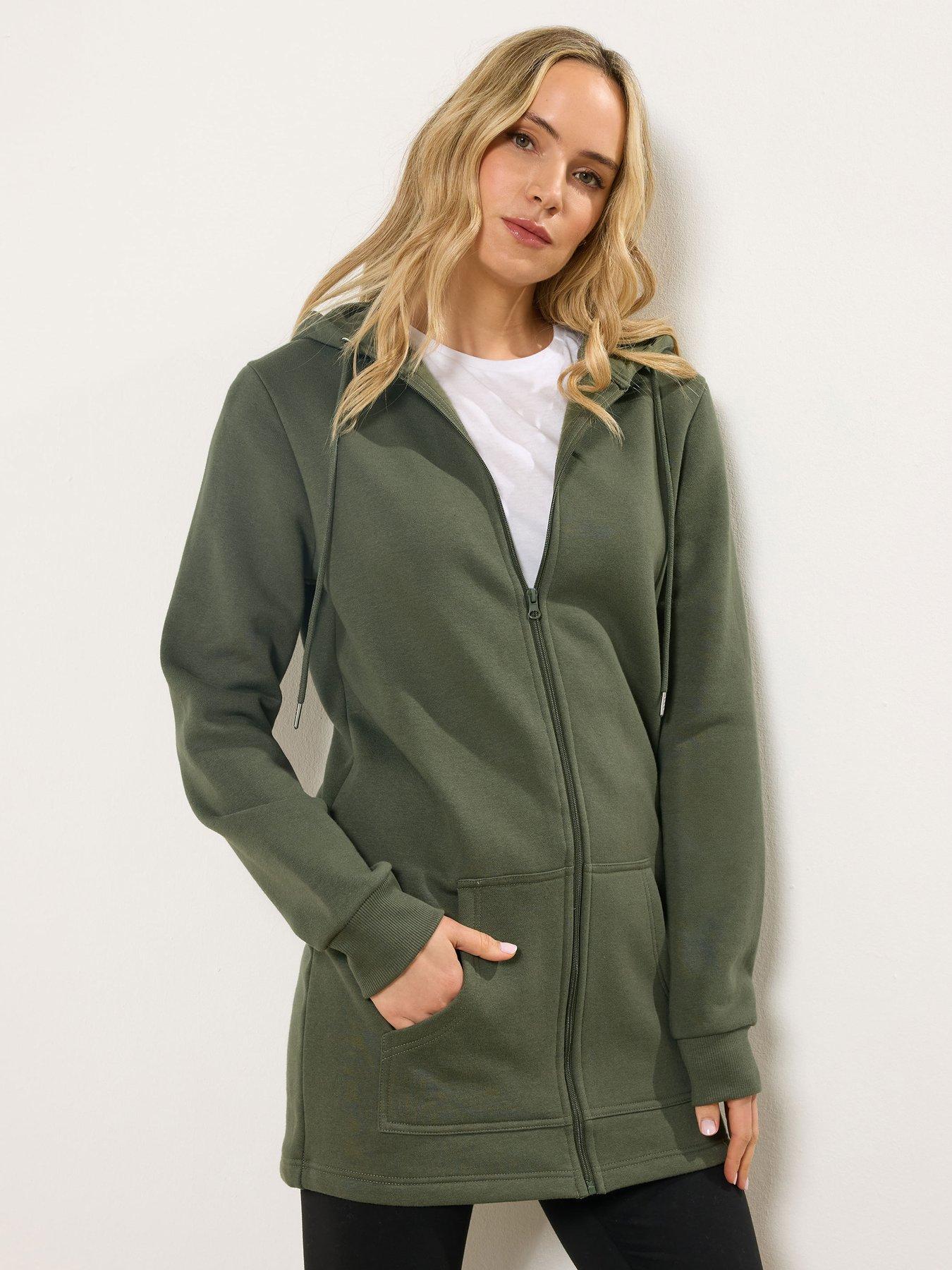 Image 1 of 5 of Long Tall Sally Tall Longline Zip Hoodie