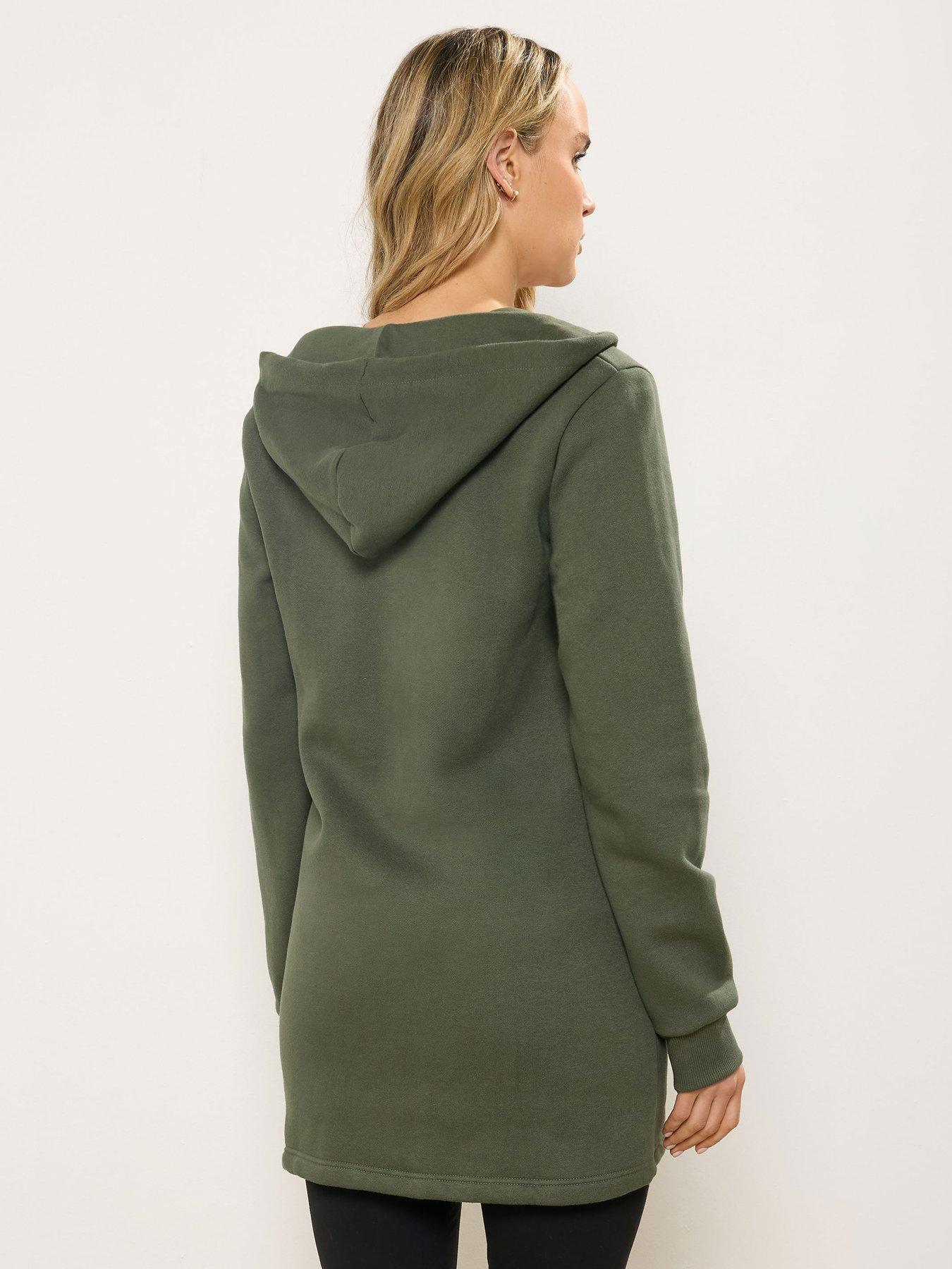 Image 2 of 5 of Long Tall Sally Tall Longline Zip Hoodie