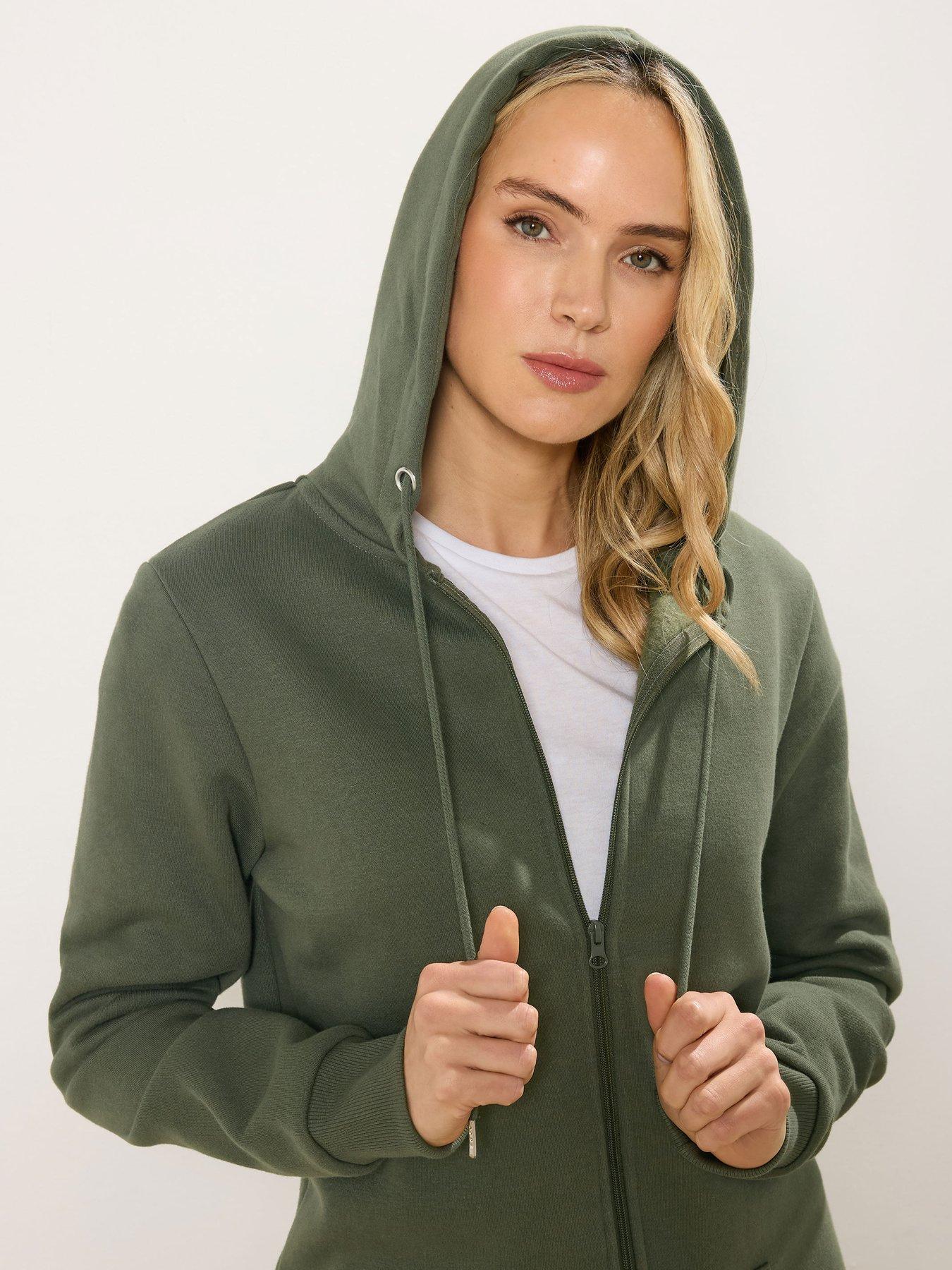 Image 4 of 5 of Long Tall Sally Tall Longline Zip Hoodie
