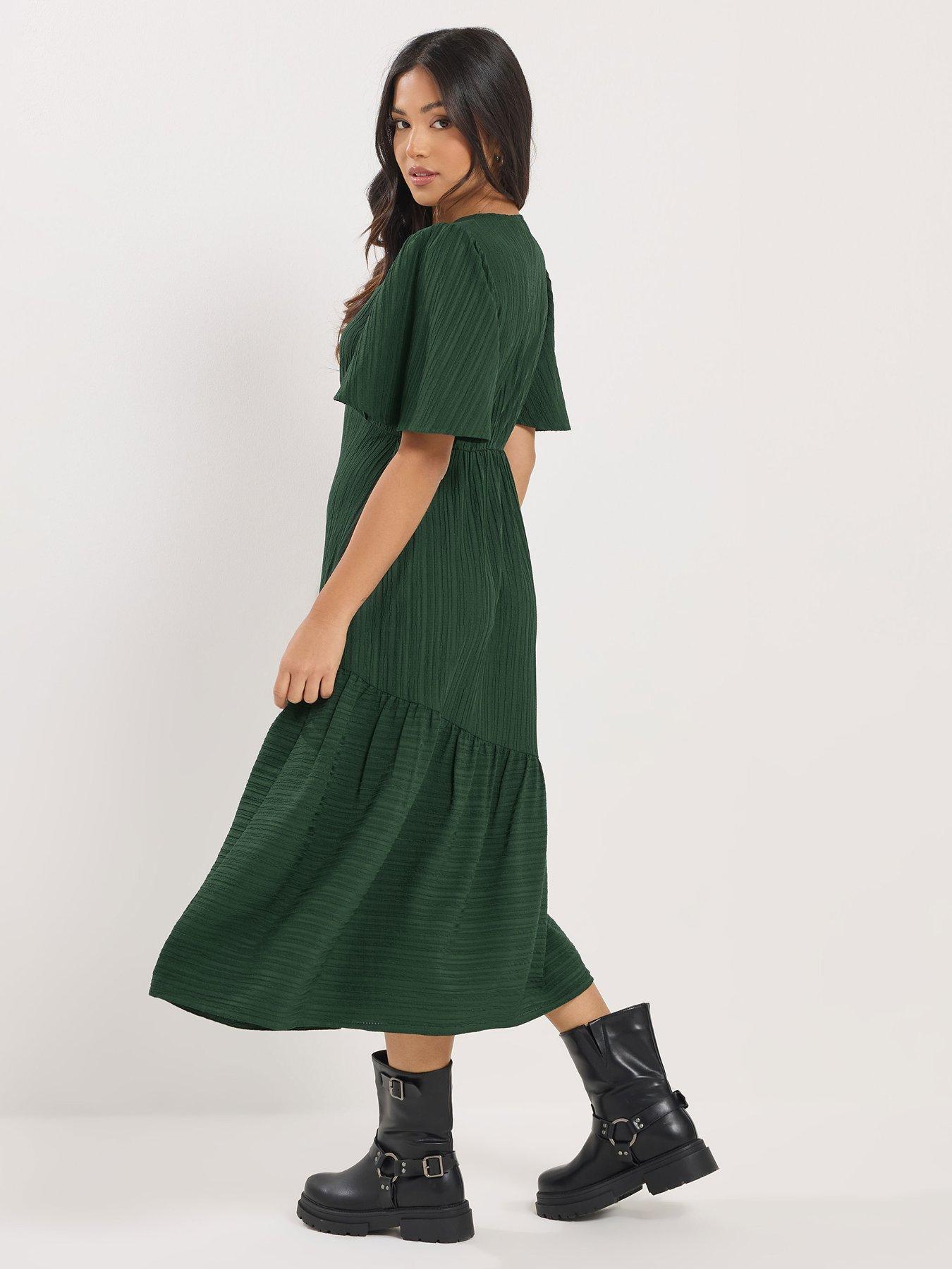  image of pixiegirl-petite-crinkle-midi-dress