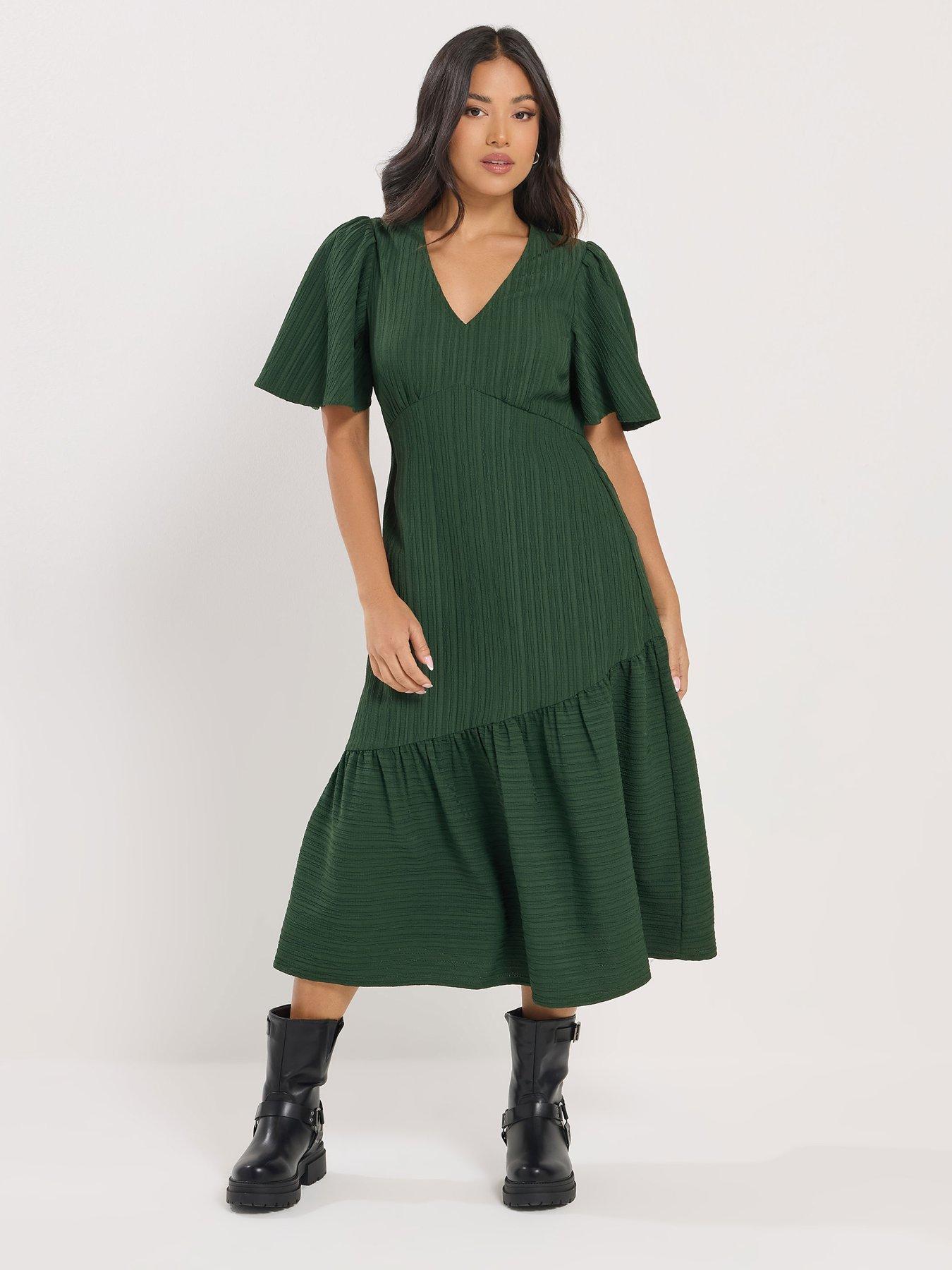  image of pixiegirl-petite-crinkle-midi-dress