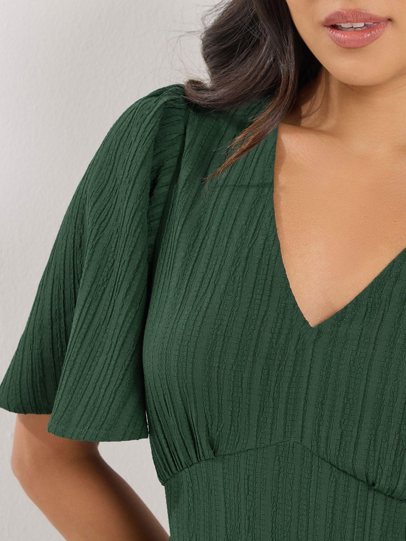  image of pixiegirl-petite-crinkle-midi-dress