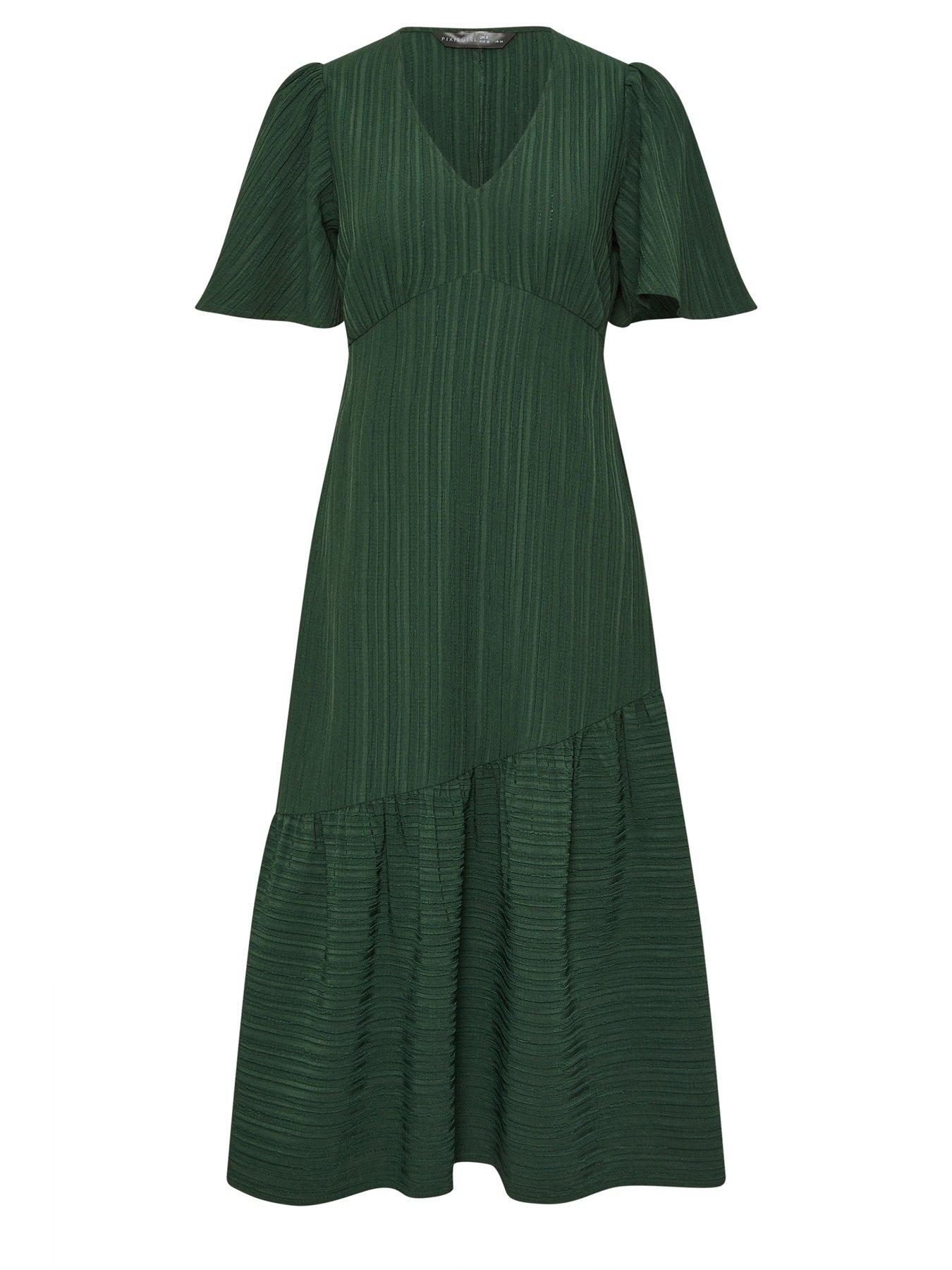  image of pixiegirl-petite-crinkle-midi-dress