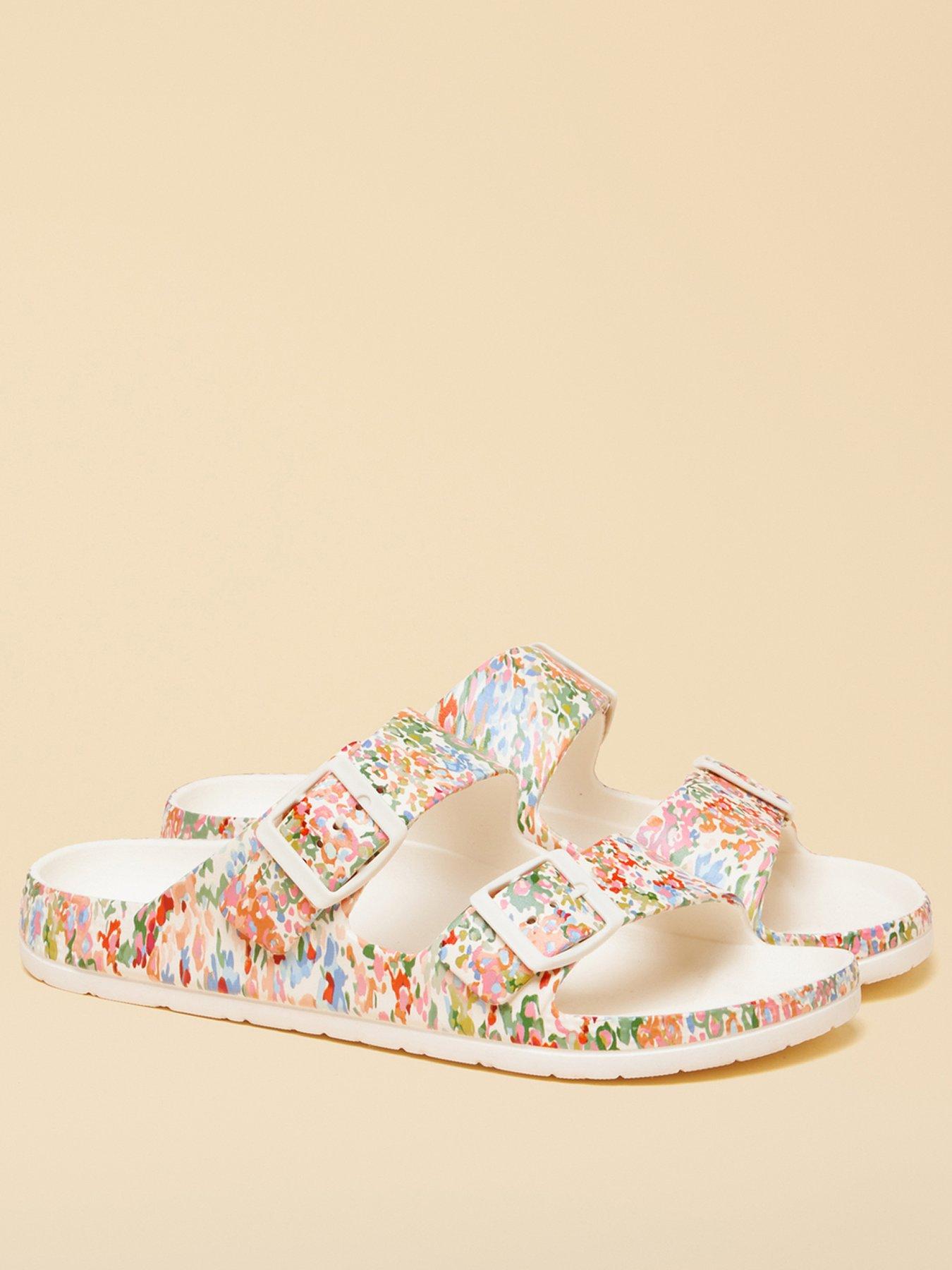 Image 2 of 6 of Joules Sunseeker Ditsy Eva Double Buckle Sliders