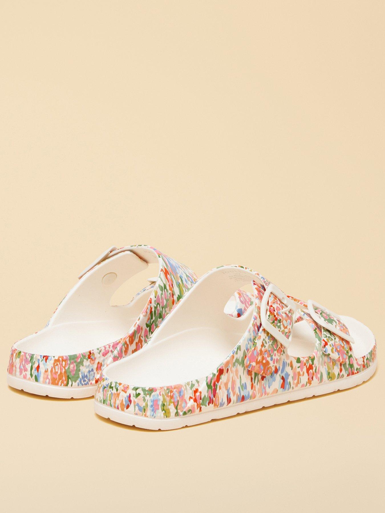 Image 3 of 6 of Joules Sunseeker Ditsy Eva Double Buckle Sliders