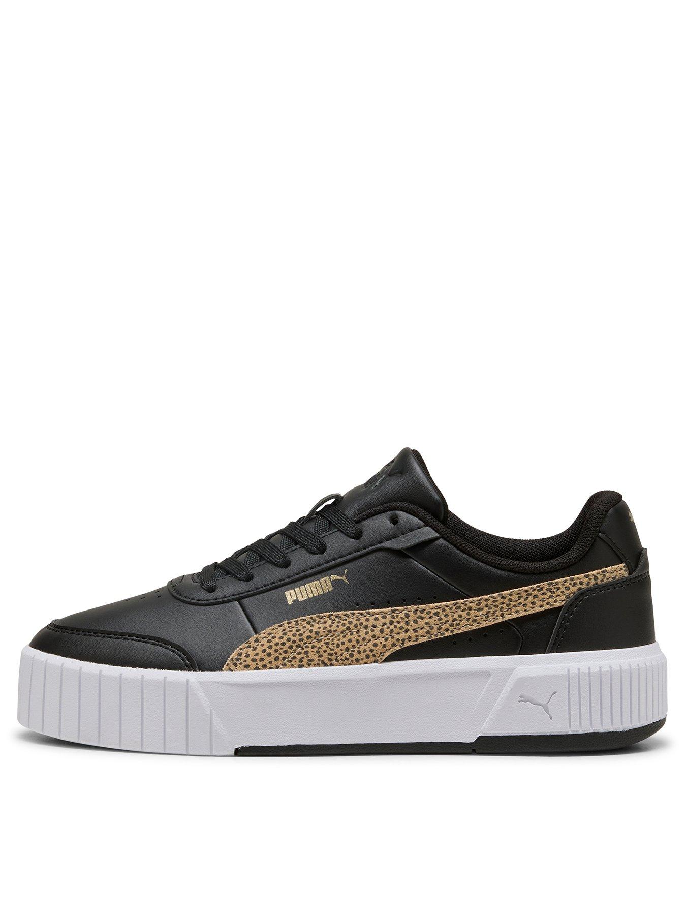 Puma Womens Carina Mia Topcat Trainer - Black
