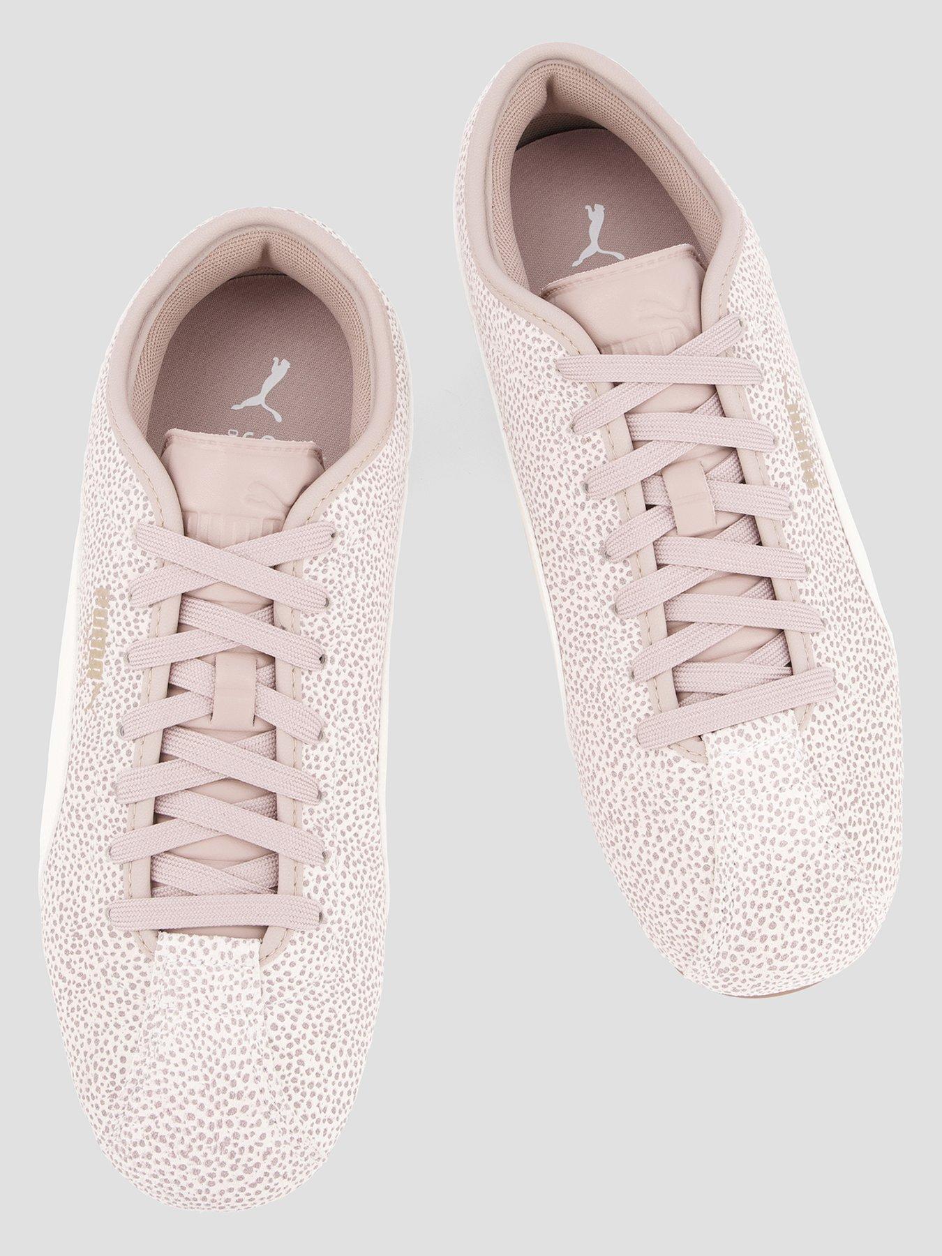  image of puma-womens-tackle-animal-print-trainer-pink