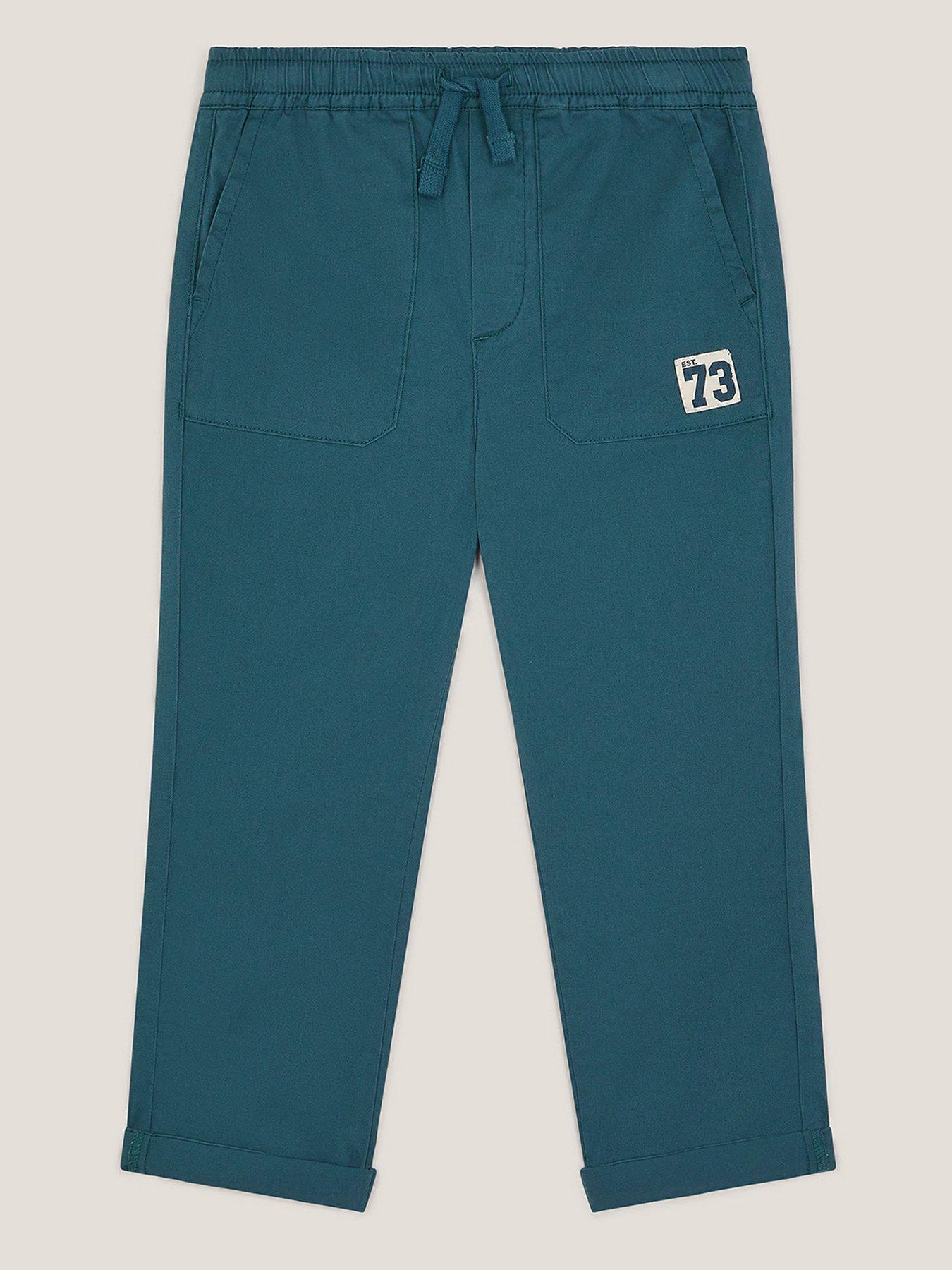  image of monsoon-boys-pull-on-trousers-blue
