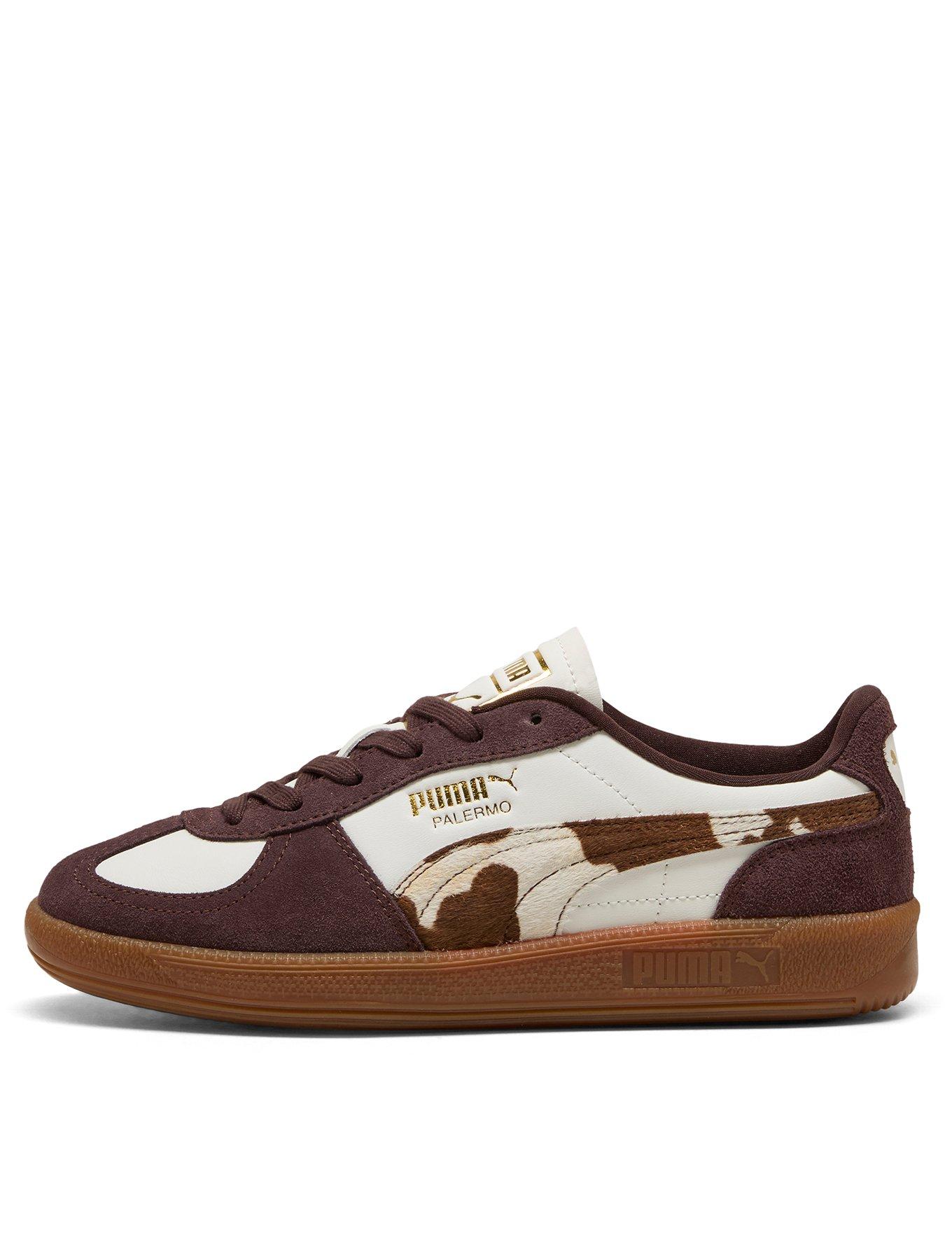  image of puma-womens-palermo-cow-trainer-brown