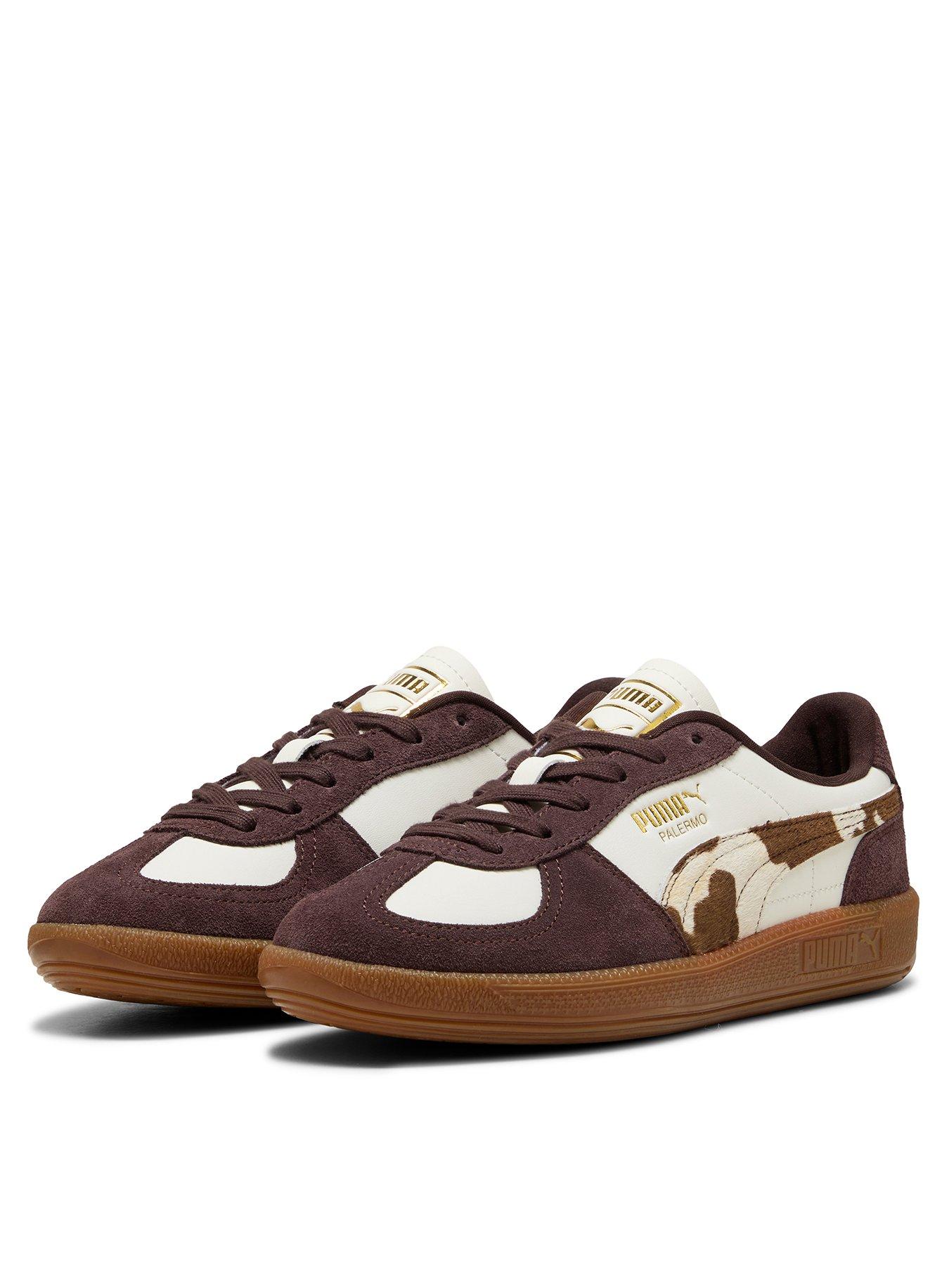  image of puma-womens-palermo-cow-trainer-brown