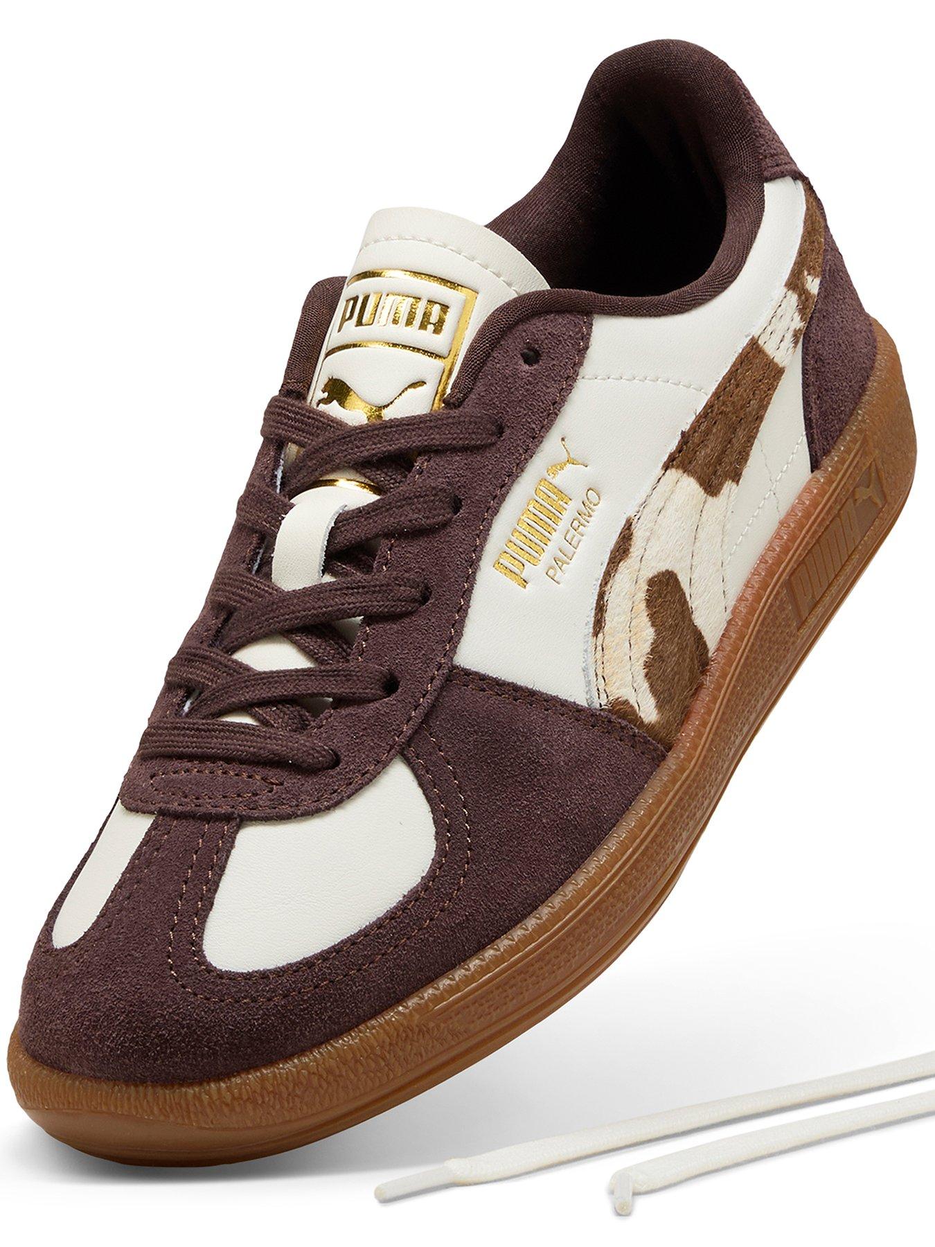  image of puma-womens-palermo-cow-trainer-brown