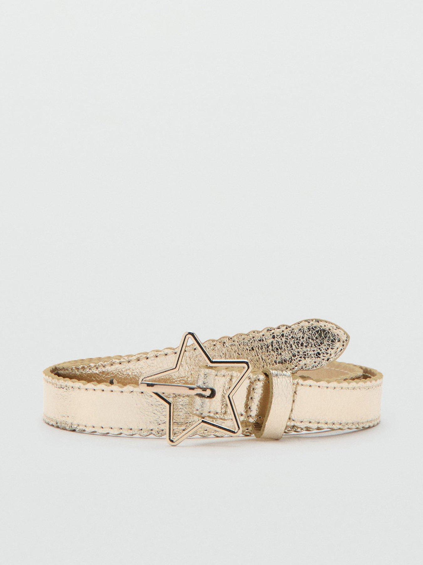 Mango Girls Star Belt - Gold