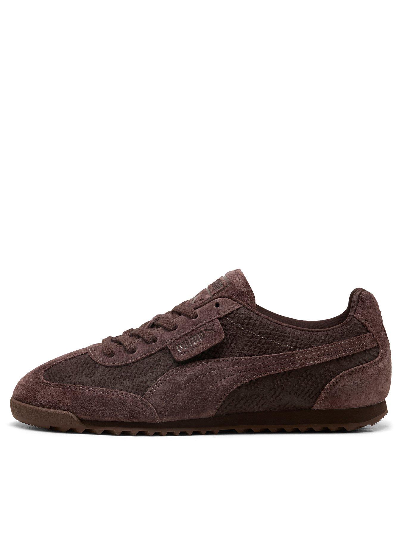 Image 1 of 6 of Puma Womens Arizona Python Trainer - Brown