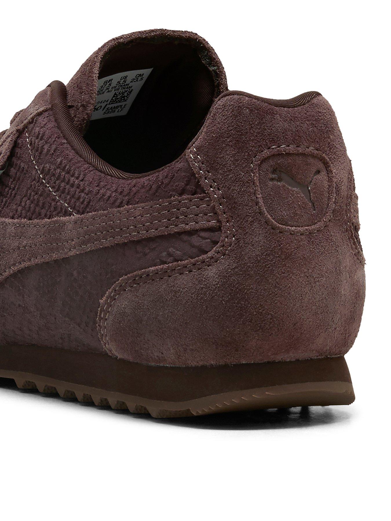 Image 3 of 6 of Puma Womens Arizona Python Trainer - Brown