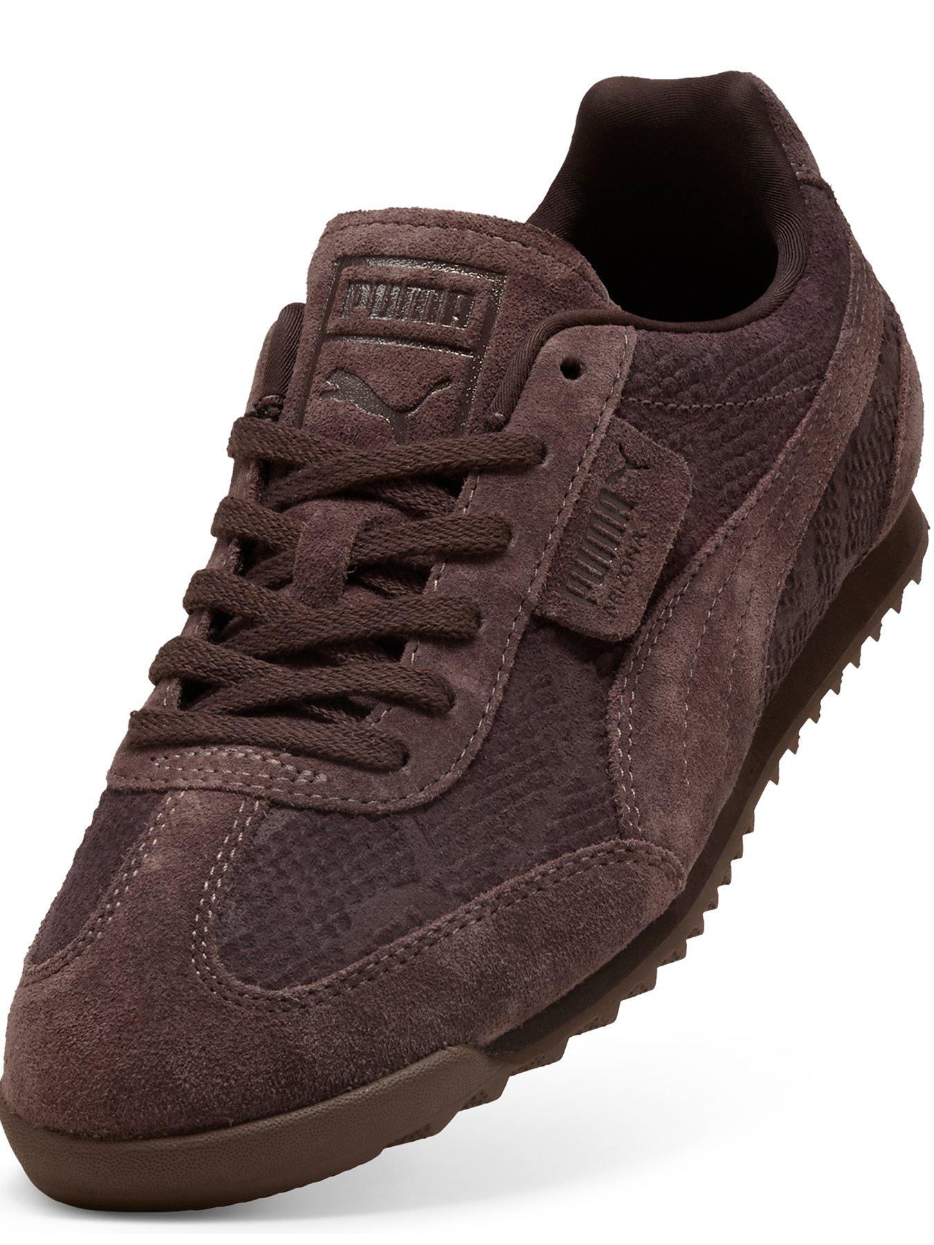 Image 4 of 6 of Puma Womens Arizona Python Trainer - Brown