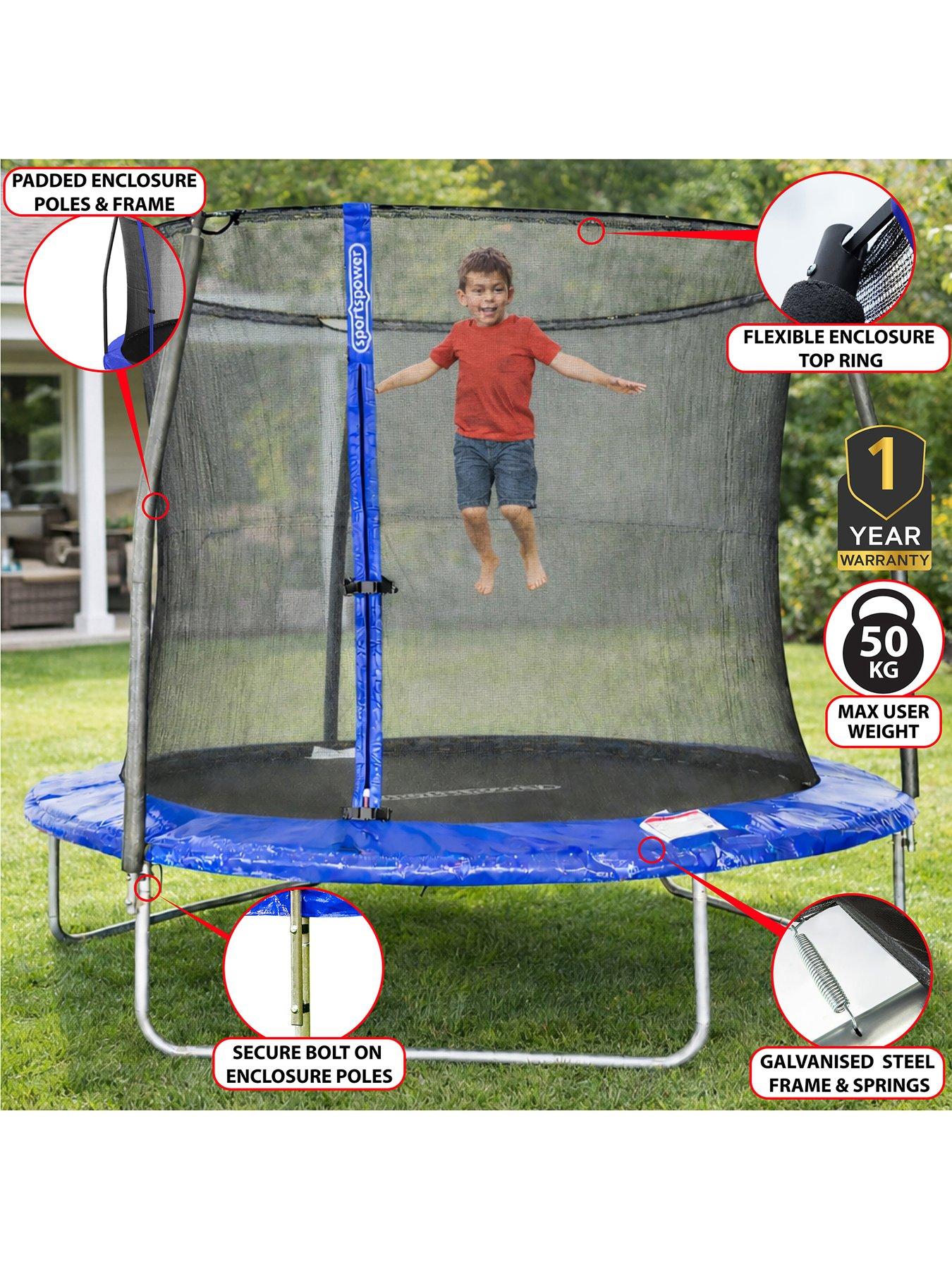  image of sportspower-8ft-trampoline-blue