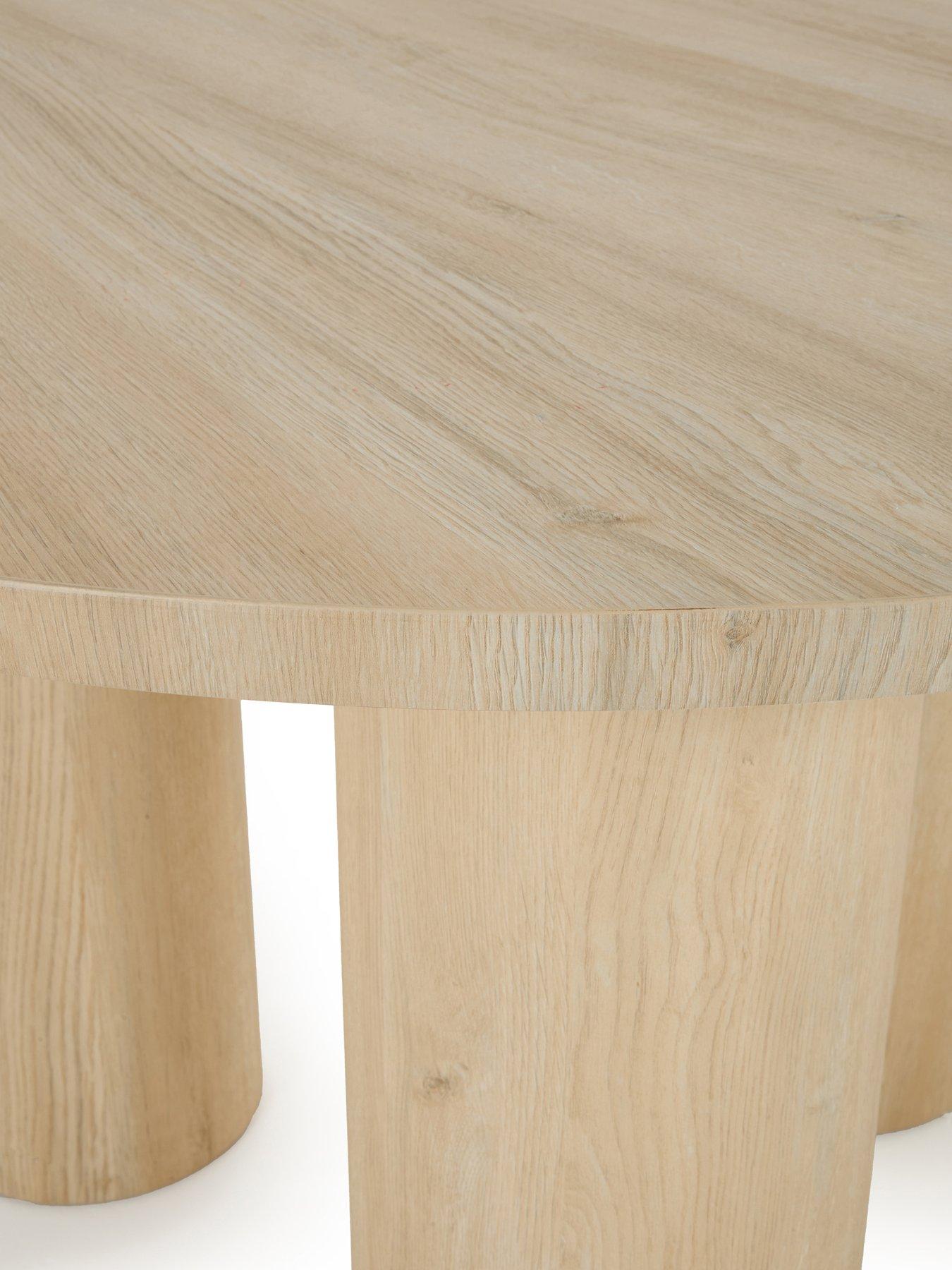  image of the-very-collection-arley-120nbspcm-round-dining-table-nbsp4-nellnbspdining-chairs-white-wash-oaktaupe-fscreg-certified