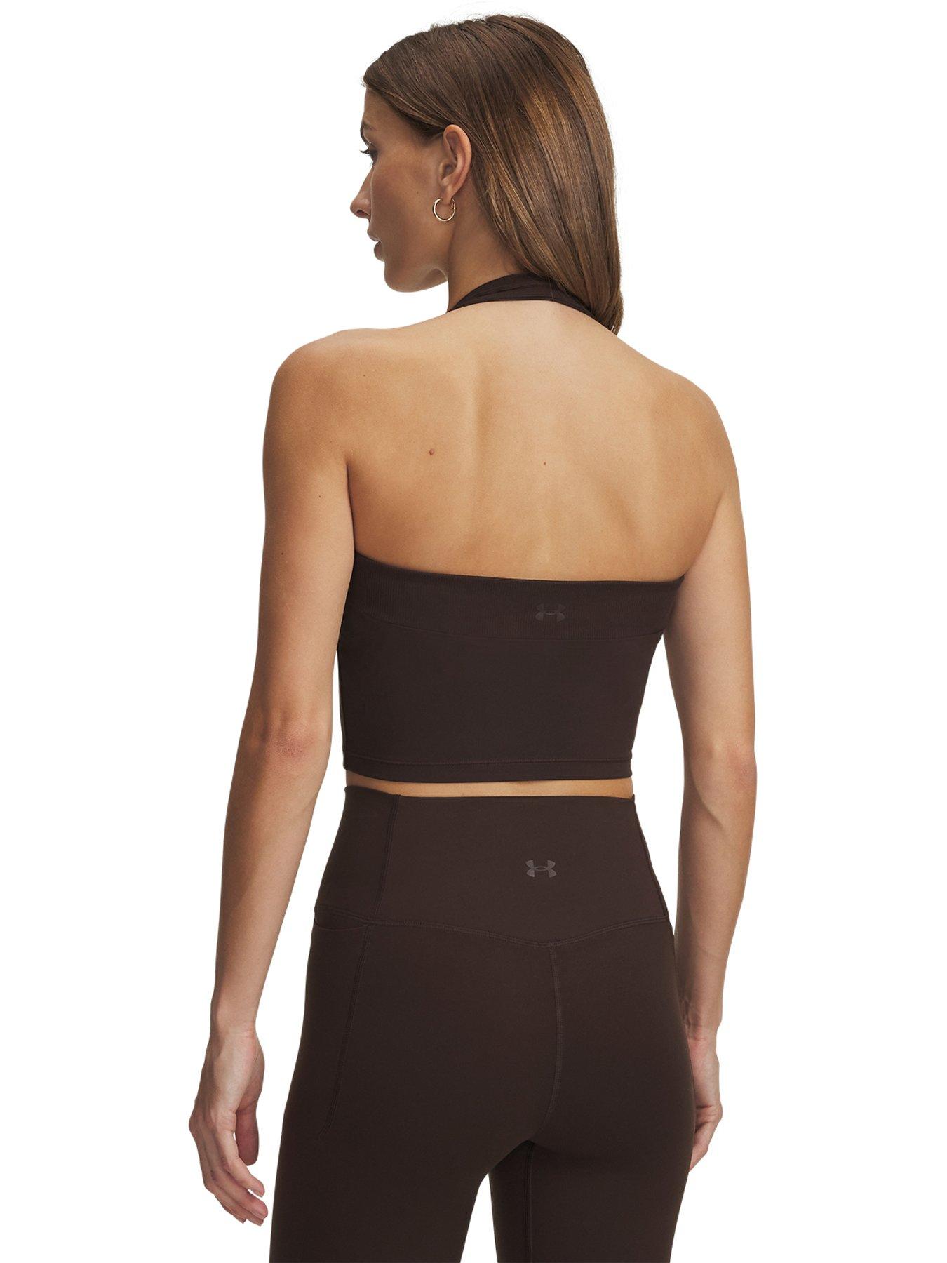  image of under-armour-womens-training-meridian-tank-brown