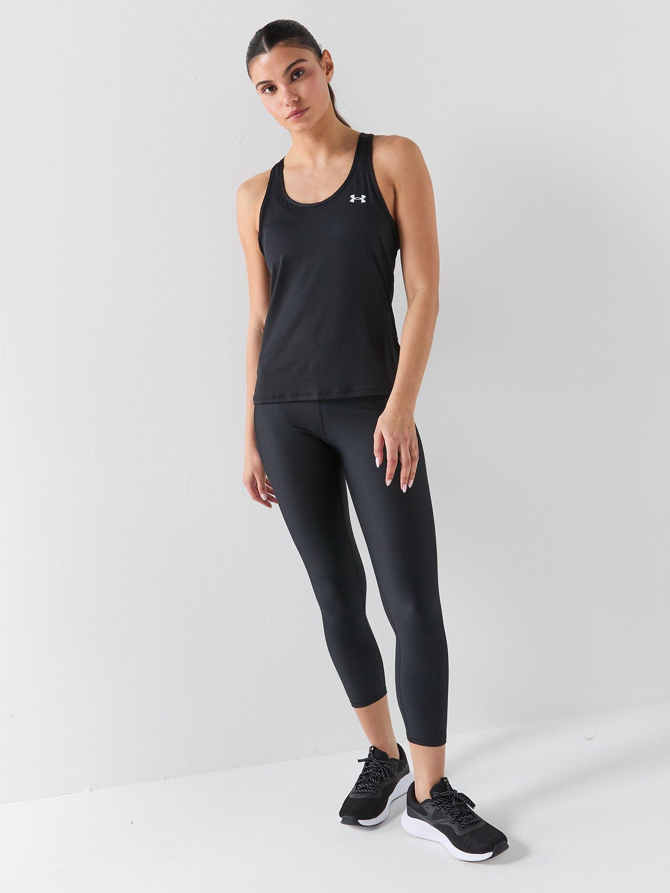  image of under-armour-womens-training-tech-racer-tank-black