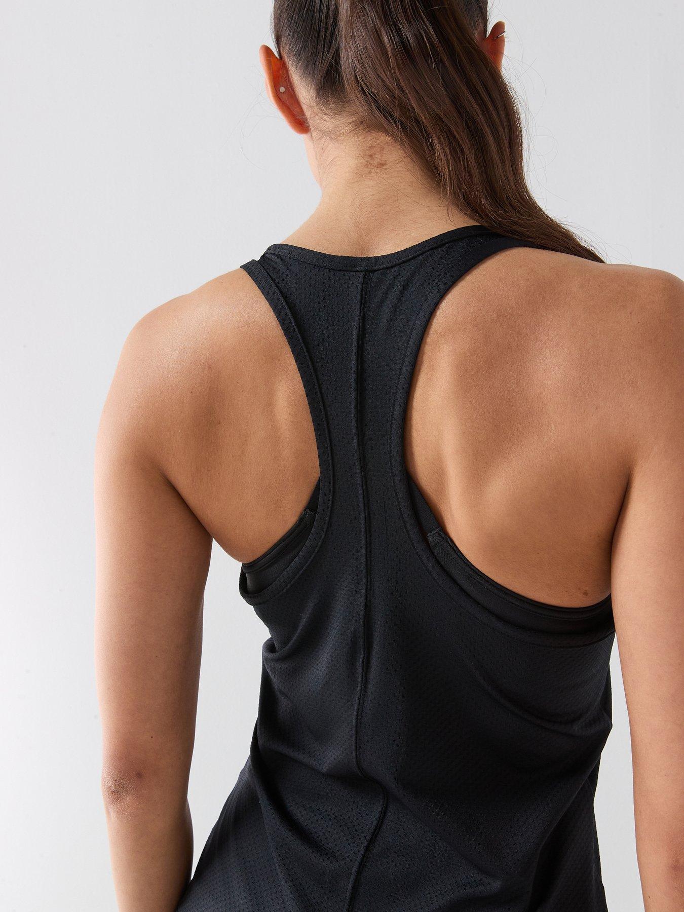  image of under-armour-womens-training-tech-racer-tank-black