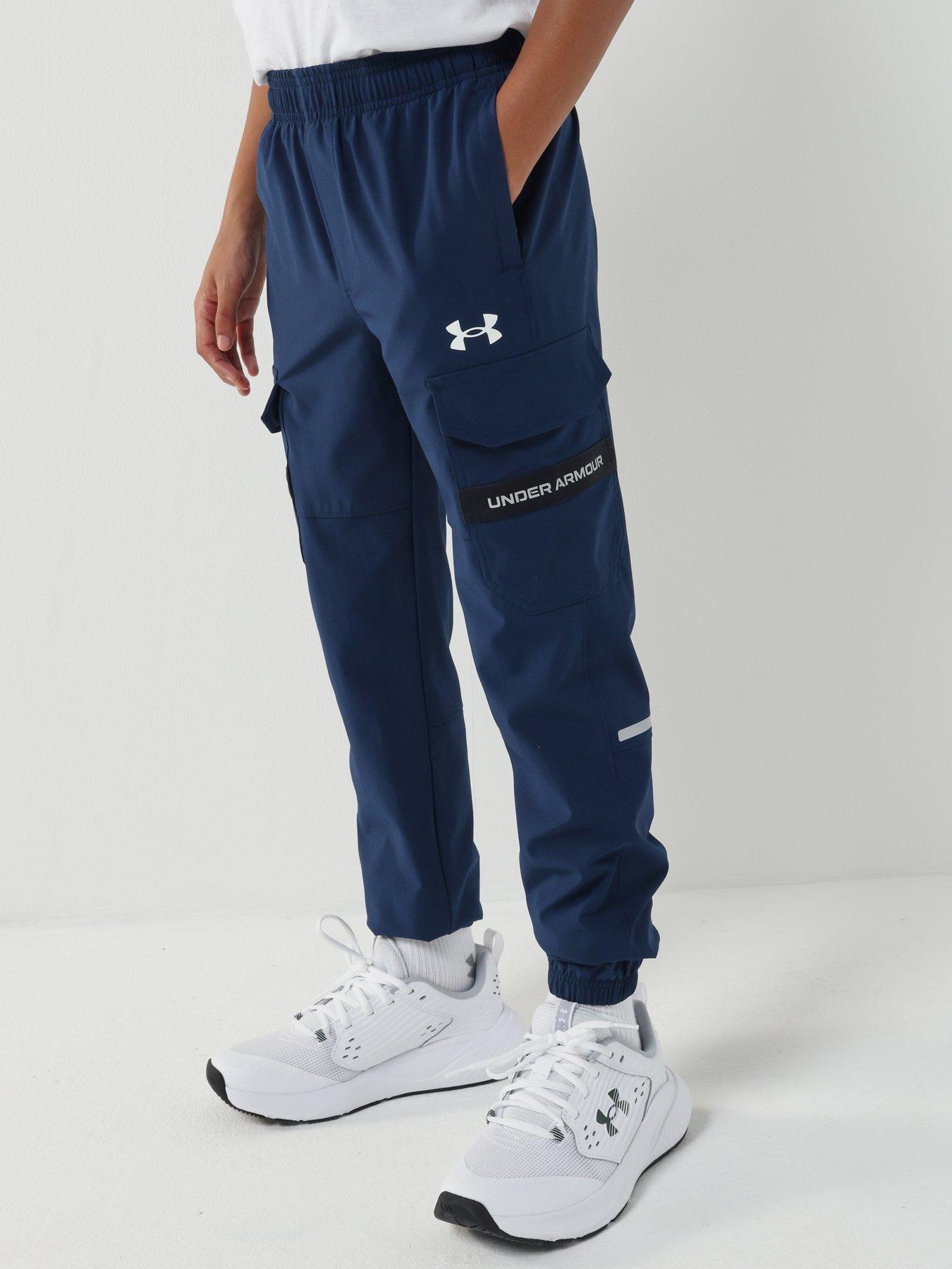 Image 2 of 7 of UNDER ARMOUR Junior Boys Training Tech Utility Pant - Navy
