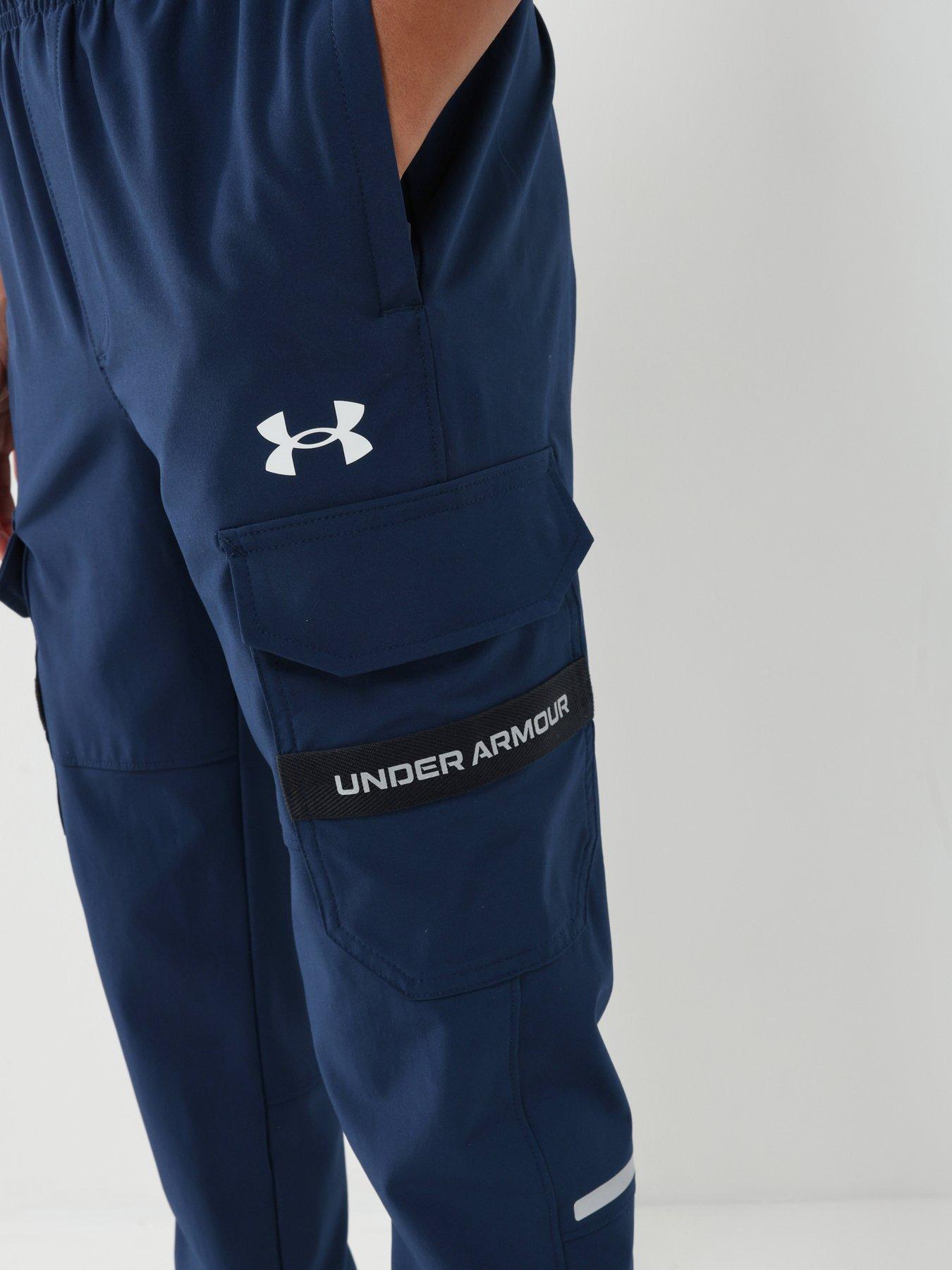 Image 4 of 7 of UNDER ARMOUR Junior Boys Training Tech Utility Pant - Navy