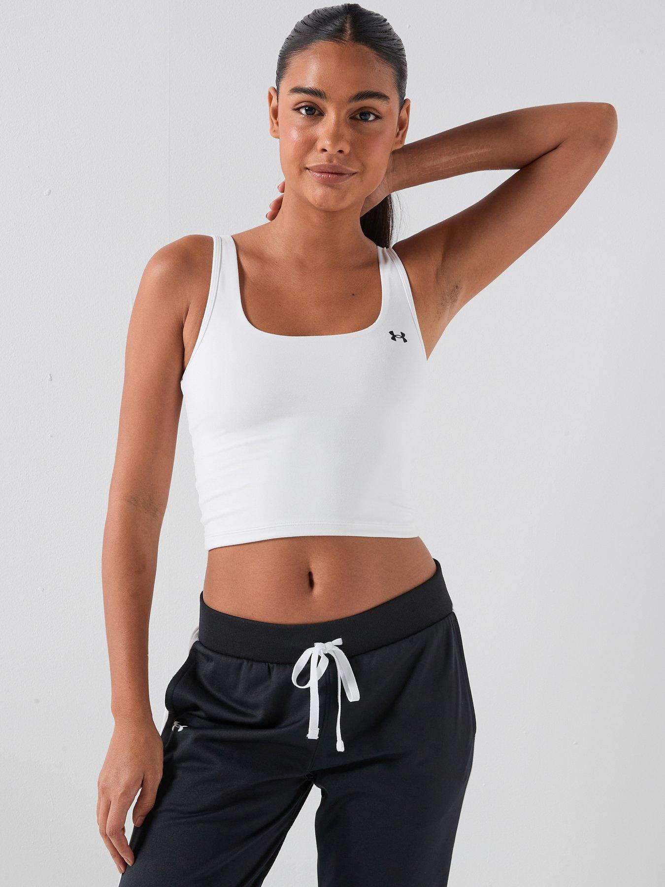 Image 1 of 6 of UNDER ARMOUR Womens Training Motion Tank - White
