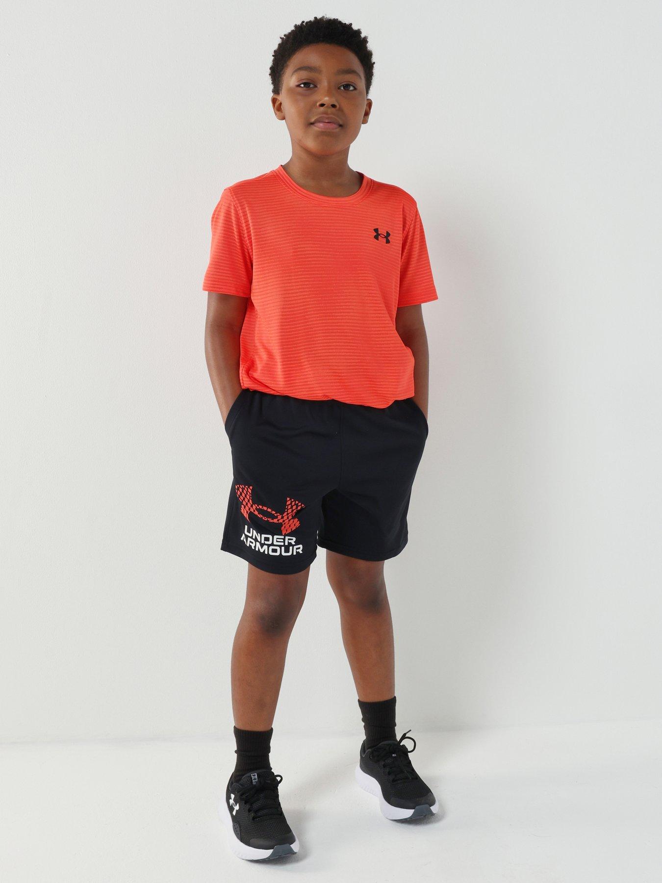  image of under-armour-junior-boys-training-tech-short-black