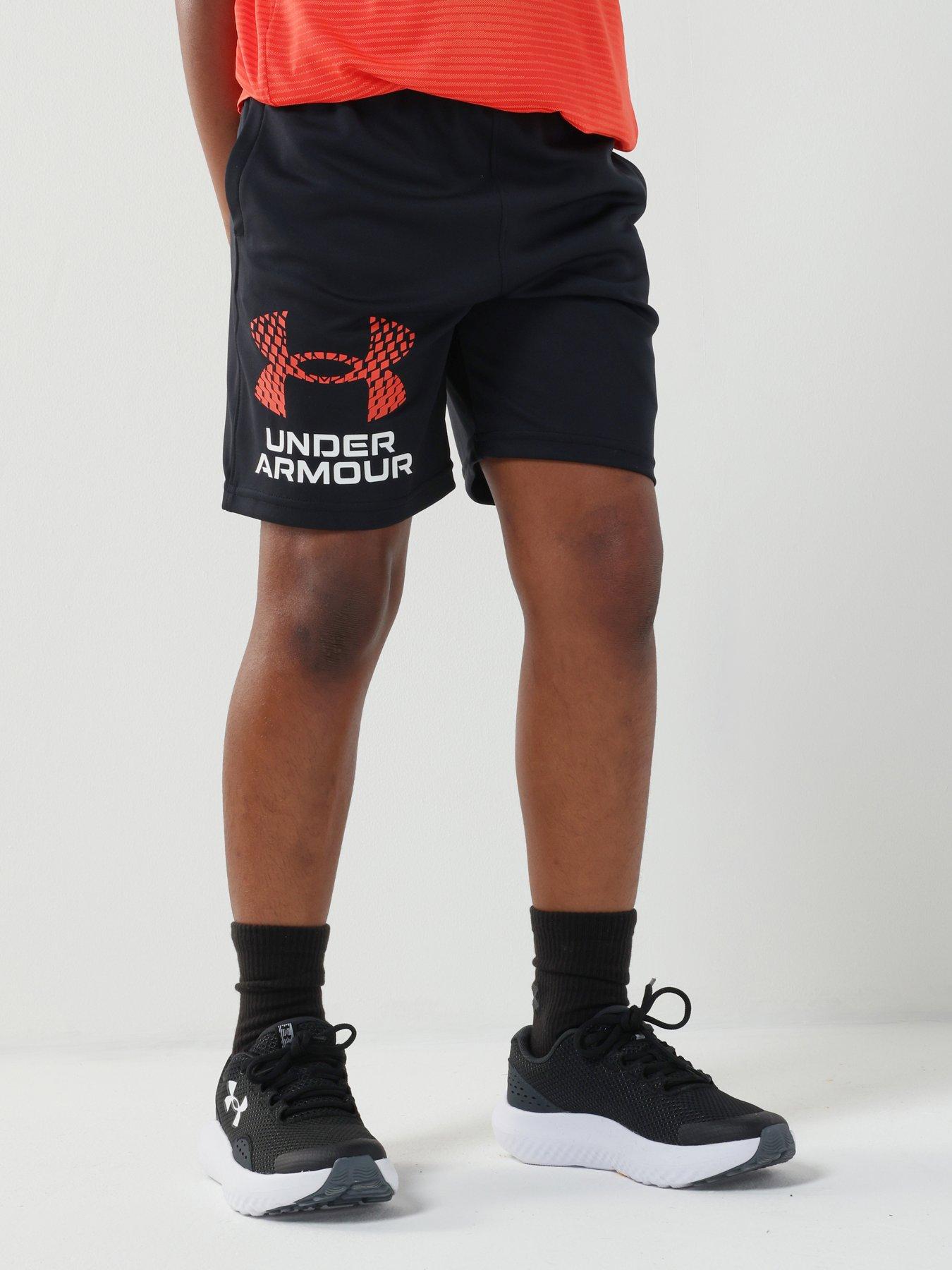  image of under-armour-junior-boys-training-tech-short-black