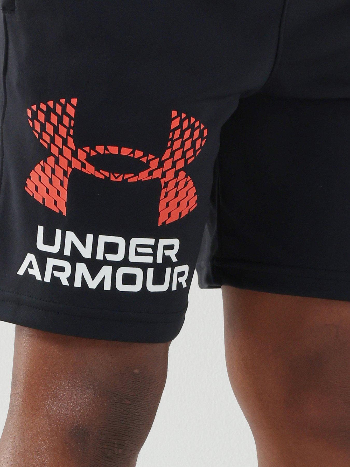 image of under-armour-junior-boys-training-tech-short-black