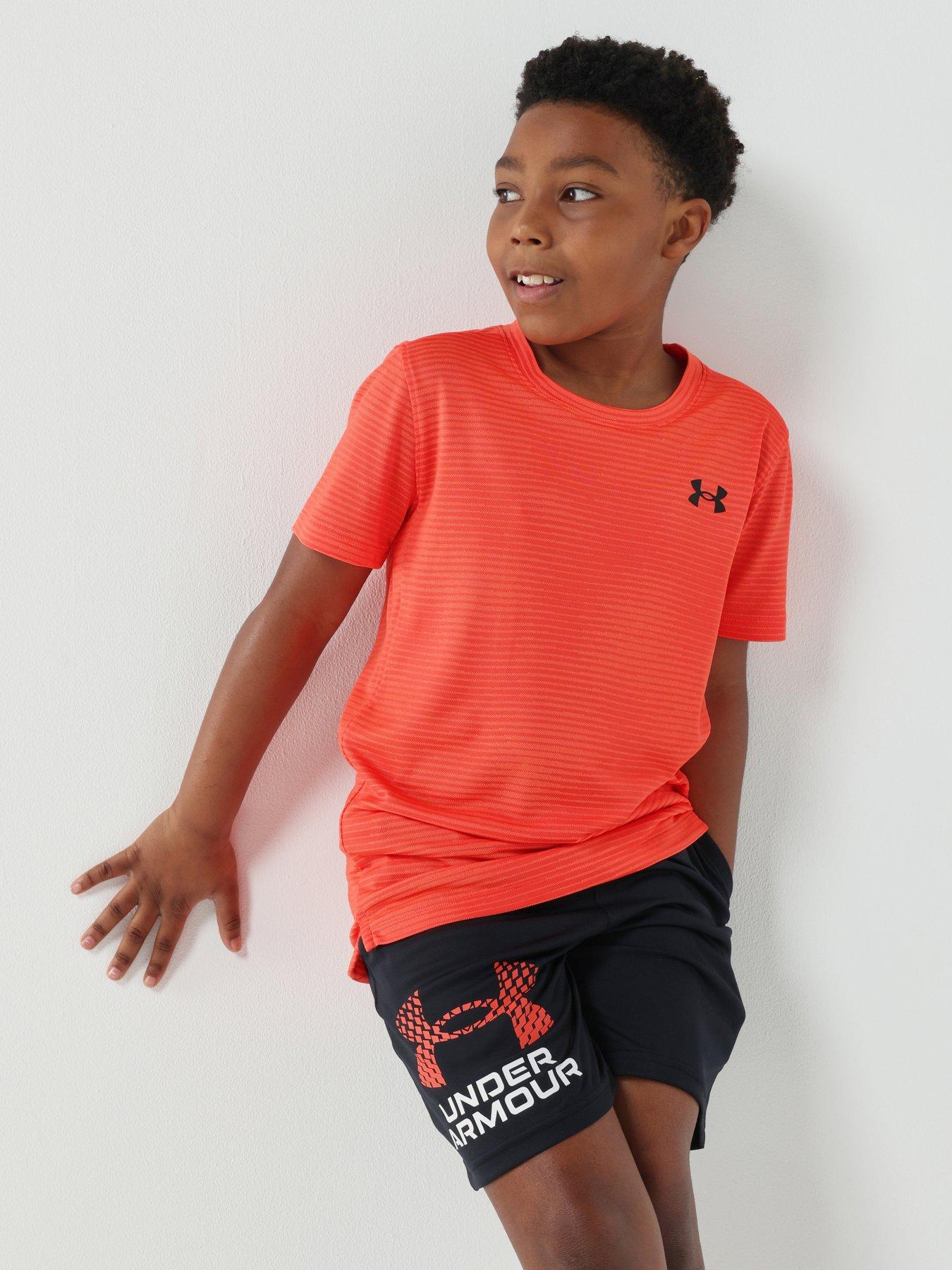  image of under-armour-junior-boys-training-tech-short-black
